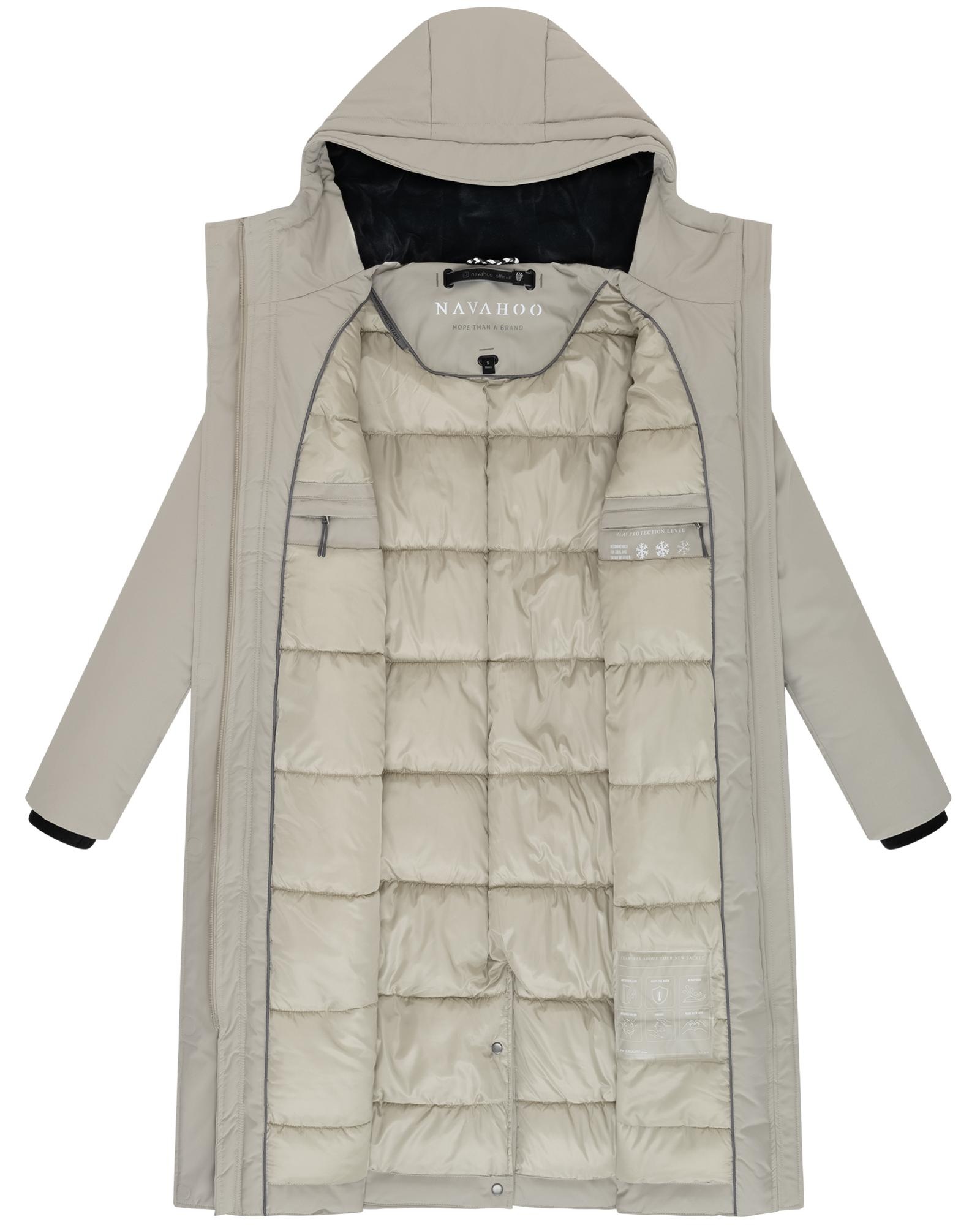 Navahoo Wintermantel »Eismelodie 14«, Winter Parka mit Kapuze