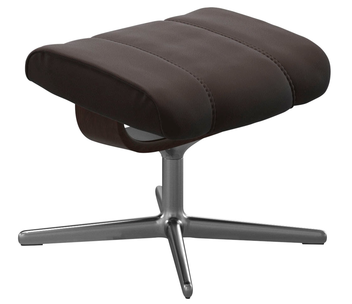 Stressless® Fußhocker »Consul«, mit Cross Base, Größe S, M & L, Holzakzent Braun