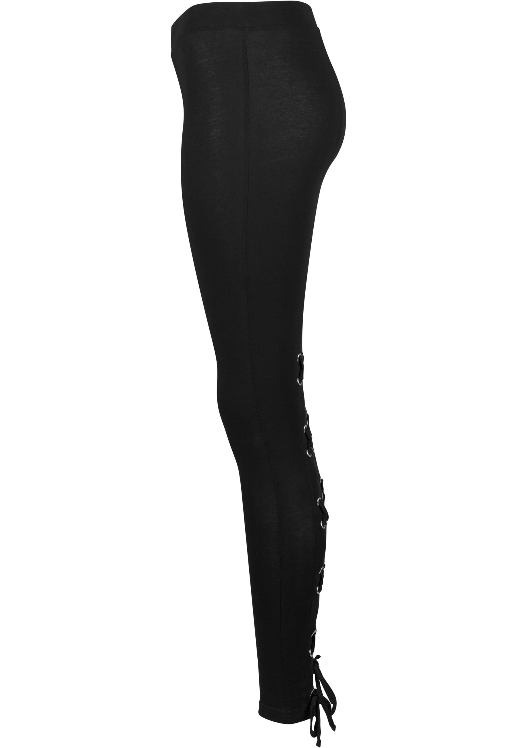 URBAN CLASSICS Leggings »Urban Classics Damen Ladies Laced Up Back Leggings«, (1 tlg.)