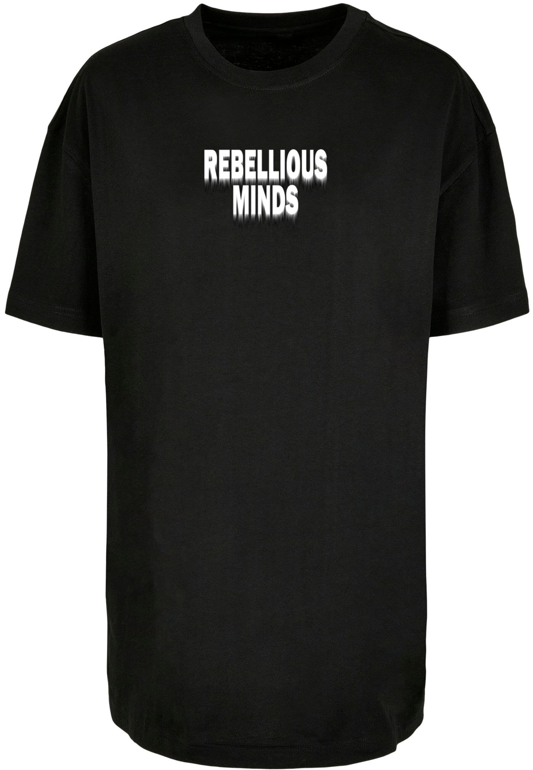 T-Shirt »Merchcode Damen Ladies Rebellious Minds Oversized Boyfriend Tee«