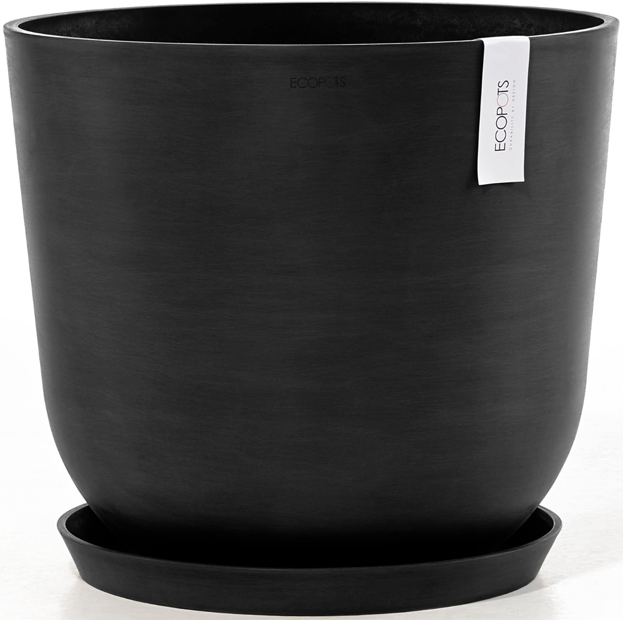 ECOPOTS Blumentopf »Oslo 45 + Wassersystem Dunkelgrau«, für innen und außen: frostsicher, bruchsicher und lichtbeständig