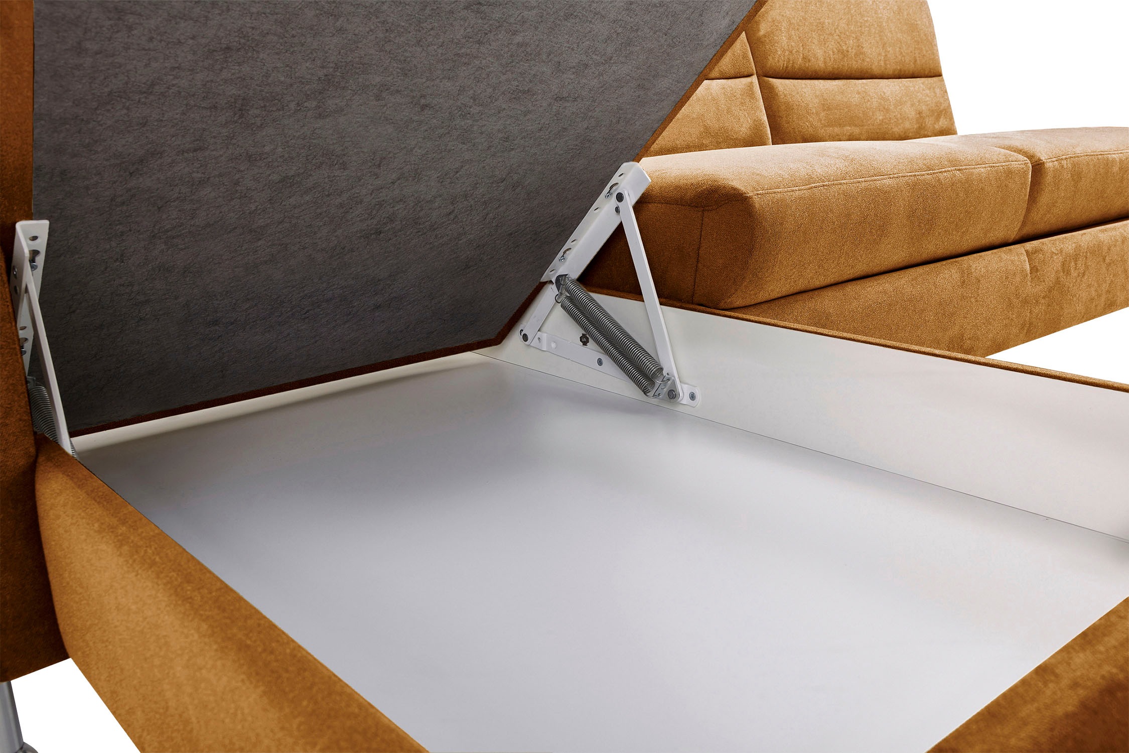 CALIZZA INTERIORS Ecksofa »Onyx L-Form«, Recamiere links oder rechts, wahlweise mit Bettfunktion, Breite 270 cm