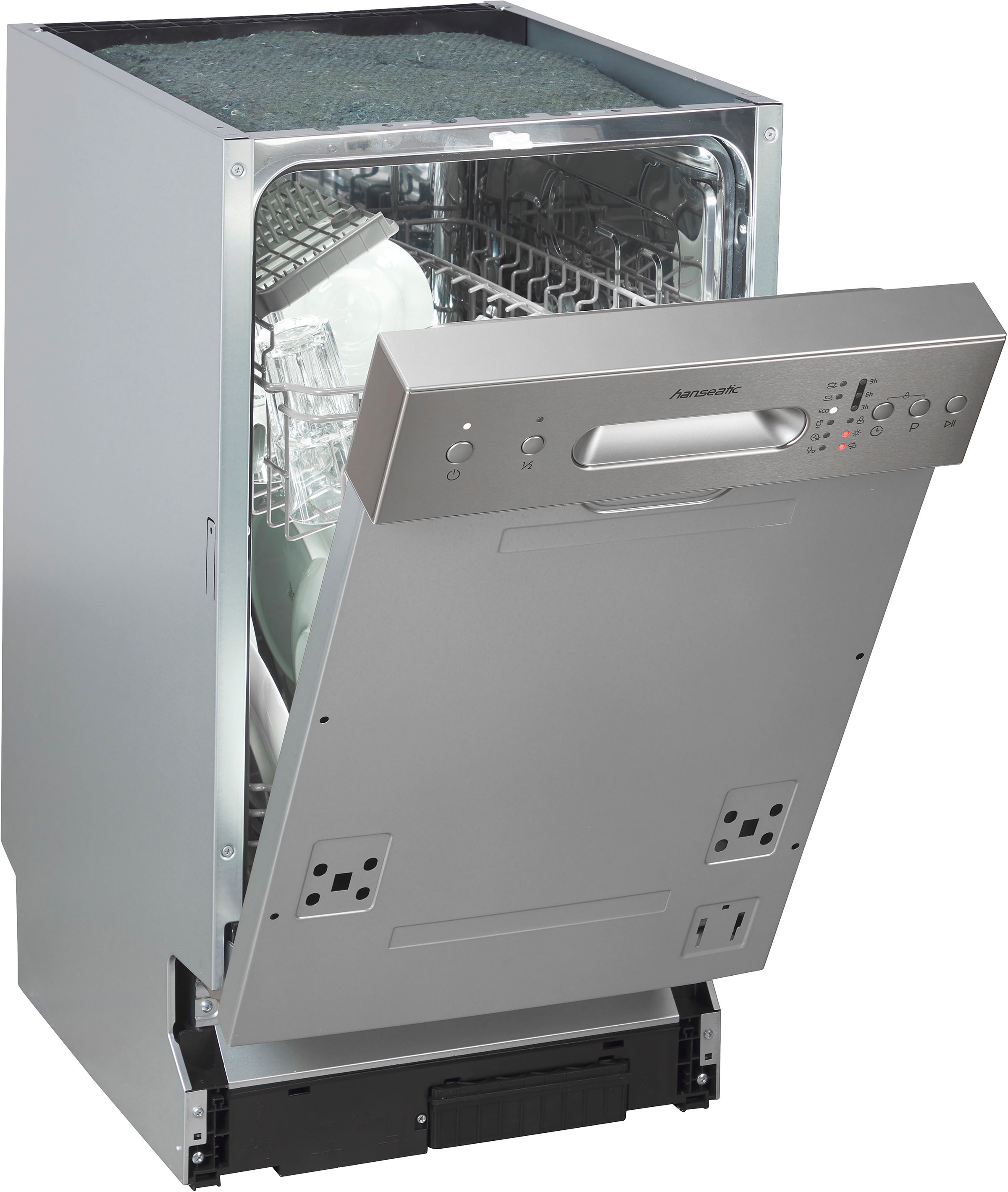 Thumbnail - Hanseatic teilintegrierbarer Geschirrspüler "HGTI4582E97736BS" 9 Maßgedecke teilintegrierbar, mit sechs Programmen, mit ...