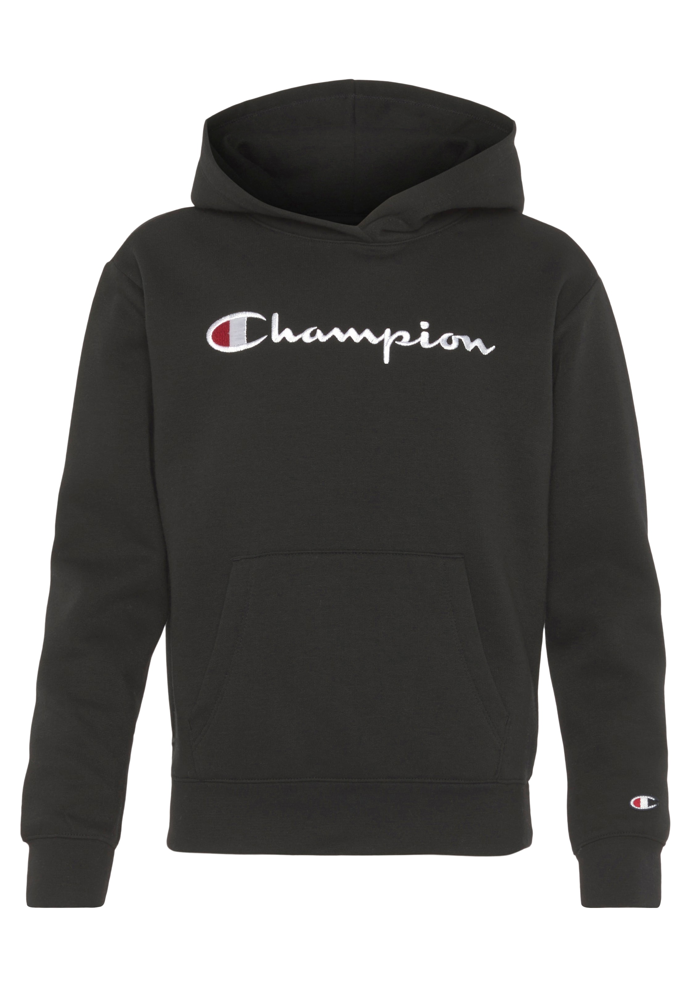 Champion Sweatshirt »Classic Hooded Sweatshirt large Logo - für Kinder«  bestellen | BAUR | Sweatshirts