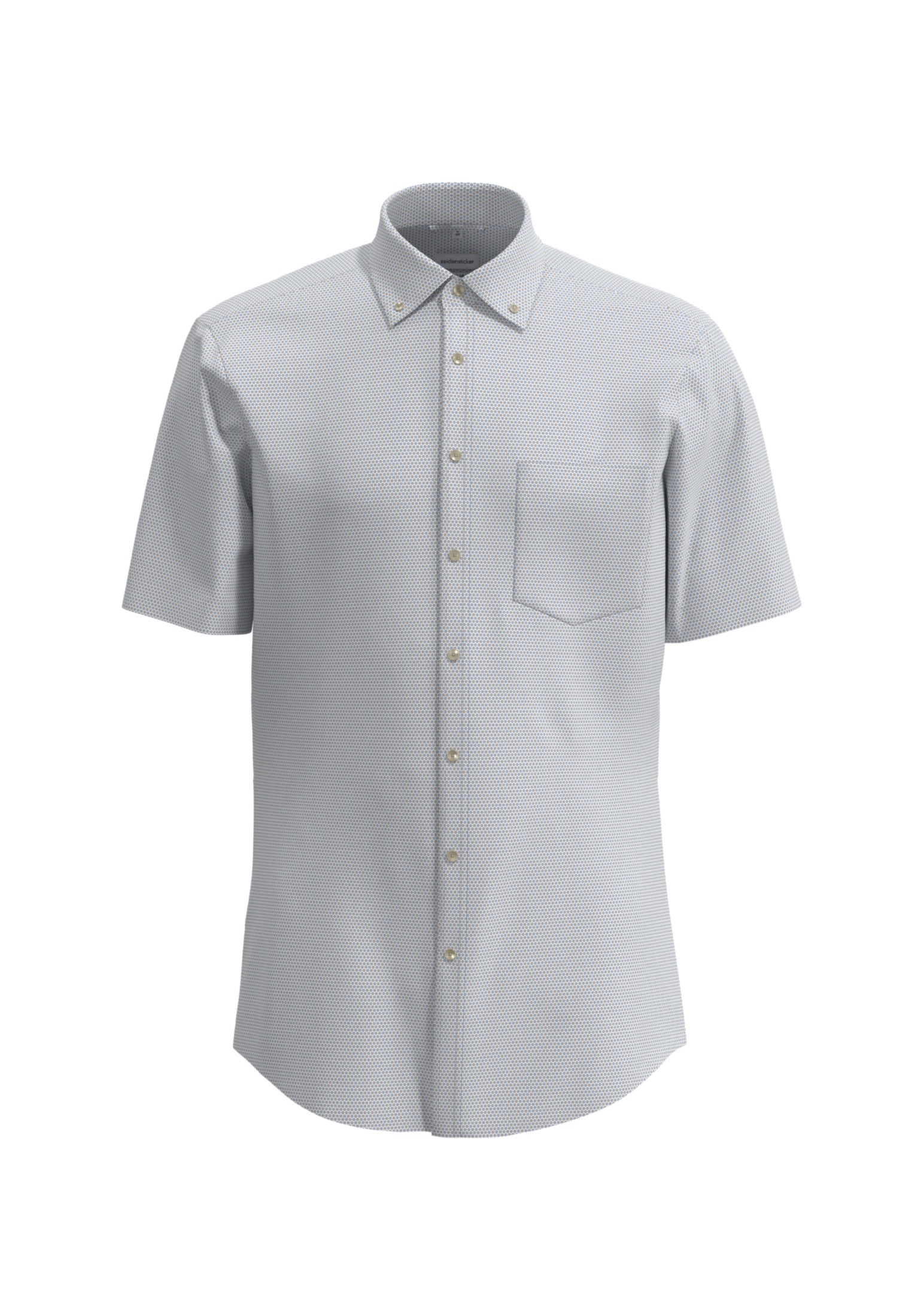seidensticker Businesshemd "Regular" Regular 1/2 Button-Down-Kragen Druck günstig online kaufen