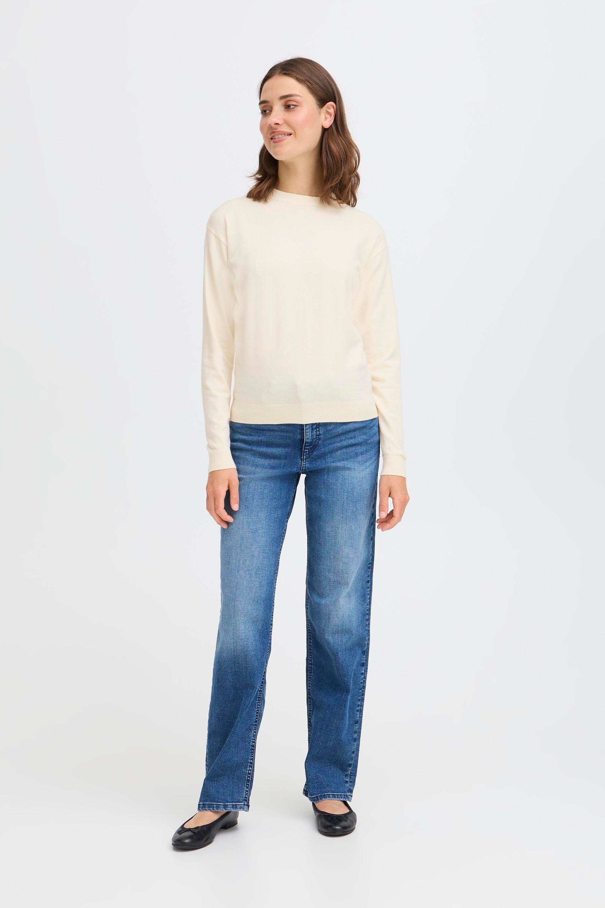 OXMO Strickfleece-Pullover »Strickpullover OXISCANNY LS«