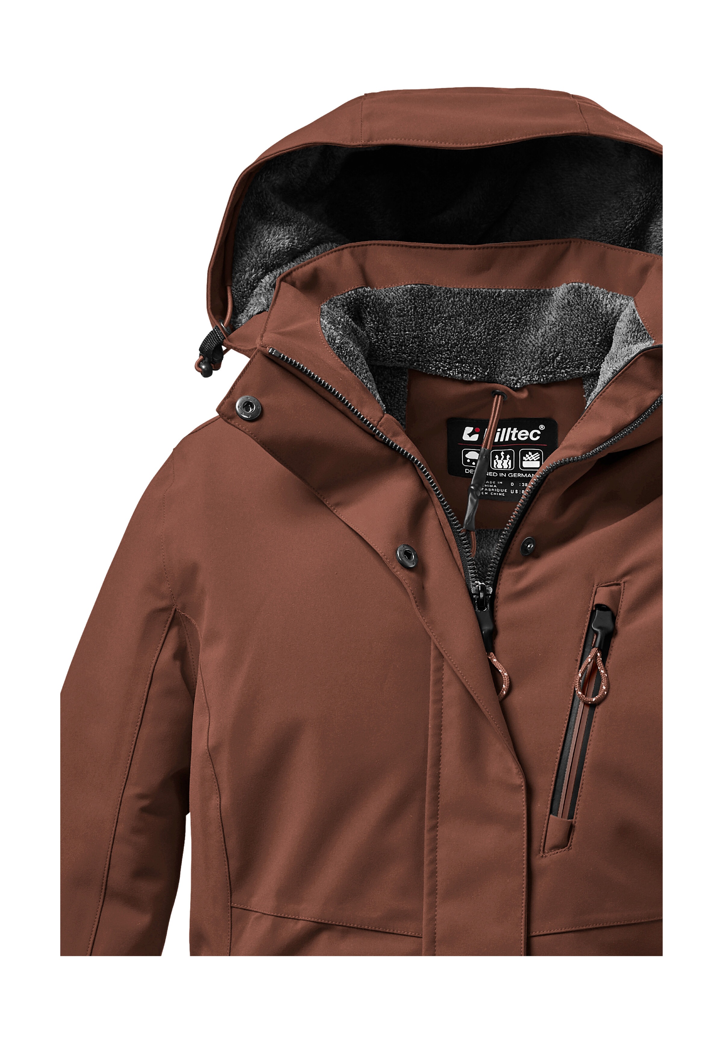 Thumbnail - Killtec Outdoorjacke "KOW 140 WMN JCKT" Wasserdichte Damenjacke, atmungsaktiv, abnehmbare Kapuze