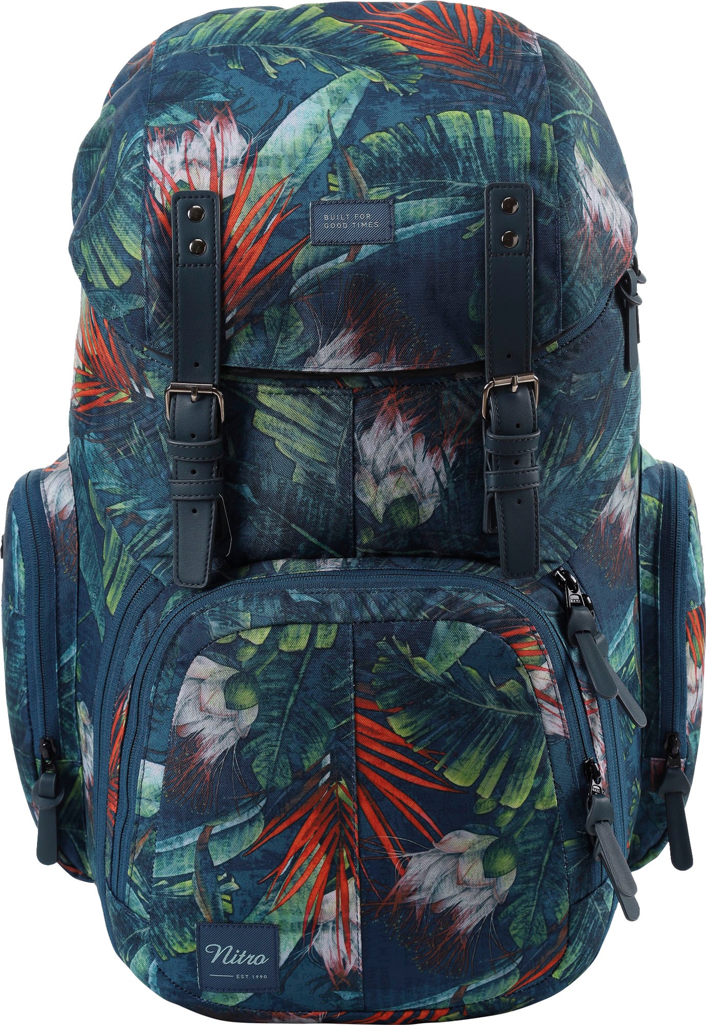 NITRO Laptoprucksack "Weekender", Reiserucksack mit Laptopfach, Schulrucksack, Wanderrucksack