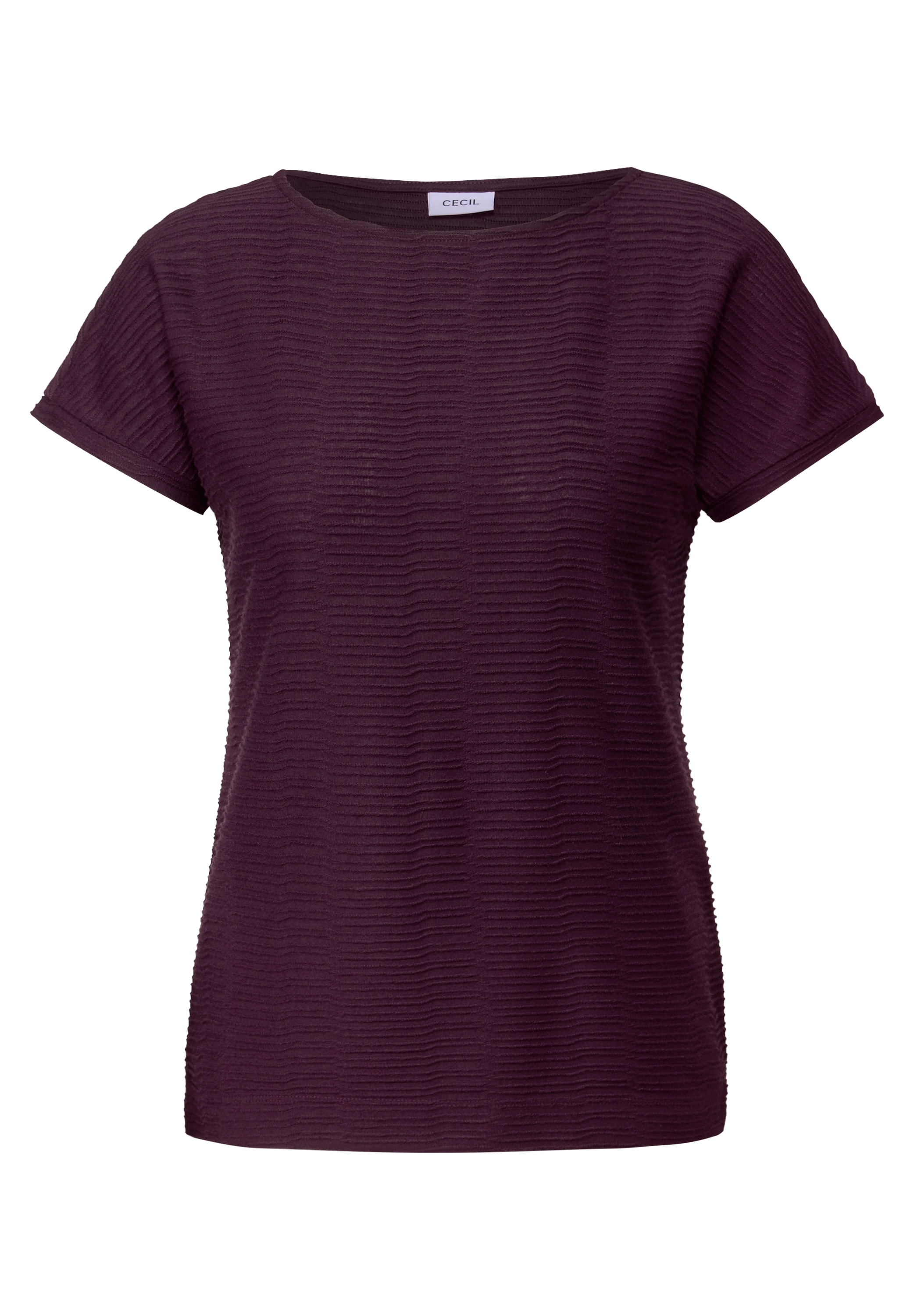 Cecil T-Shirt, aus elastischem Materialmix