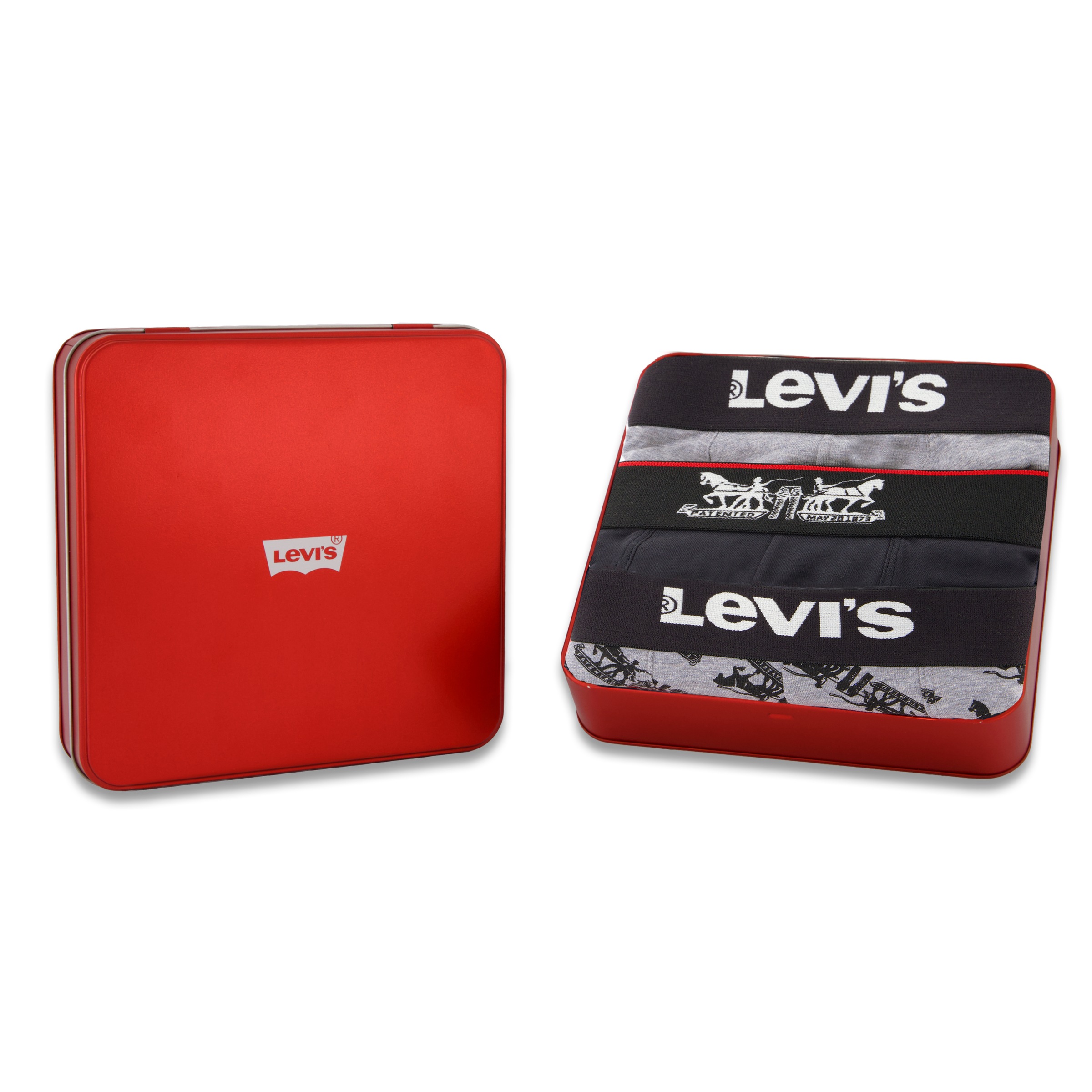 Levis Boxershorts "LEVIS MEN GIFT HORSE PULL BOXER BRIEF 3P", (3er Pack) günstig online kaufen