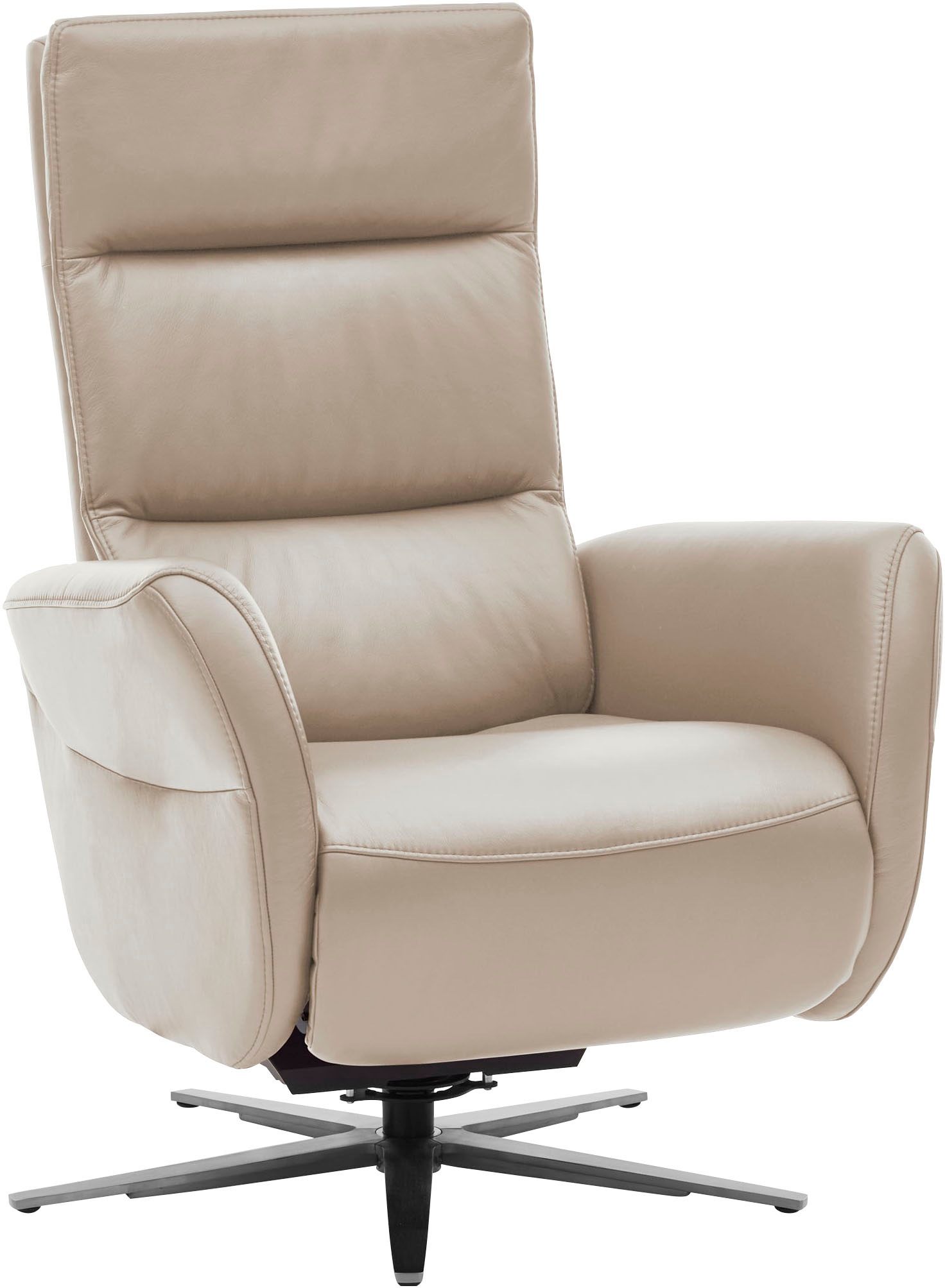Die PlanBar Relaxsessel "PN-RS20038 mit Metallsternfuß inkl. Relaxfunktion und Kopfverstellung" 1 Stk. tlg. 360 drehbar, mit Gasdruckverstellung