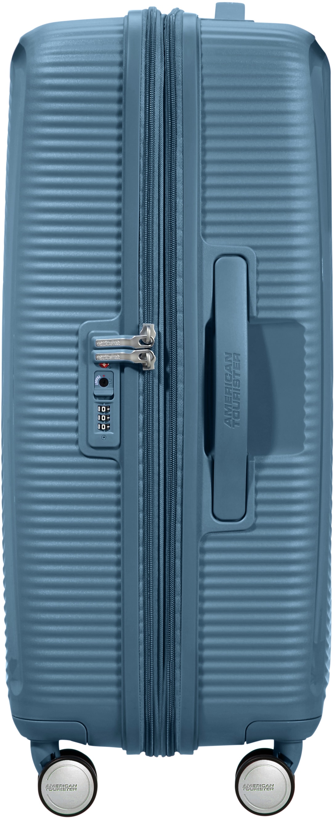 American Tourister® Hartschalen-Trolley »Soundbox, 67 cm«, 4 Rollen, Koffer mittel groß Reisegepäck Volumenerweiterung TSA-Zahlenschloss