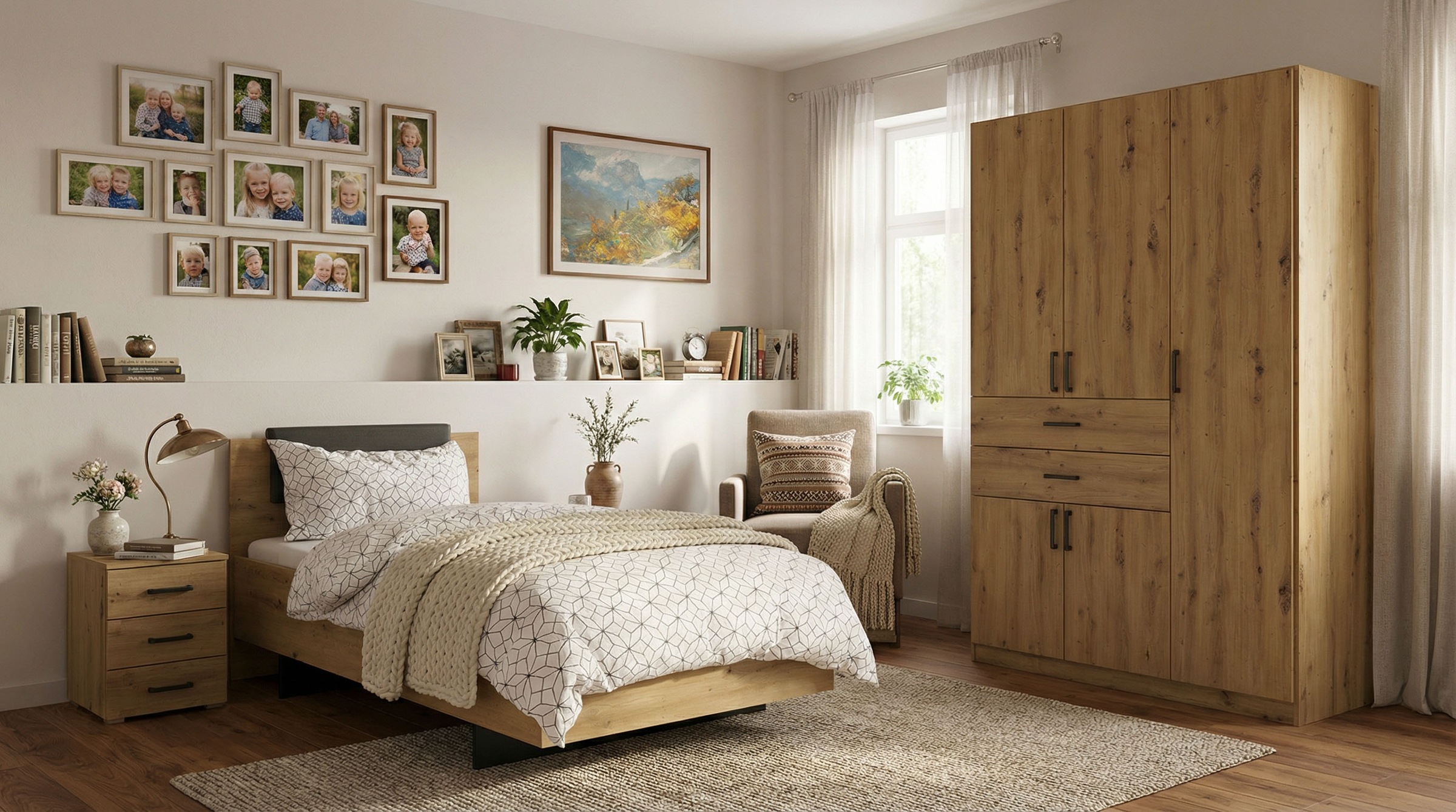 rauch Schlafzimmer-Set "Komplettzimmer Komplettschlafzimmer Schlafzimmer-Se günstig online kaufen