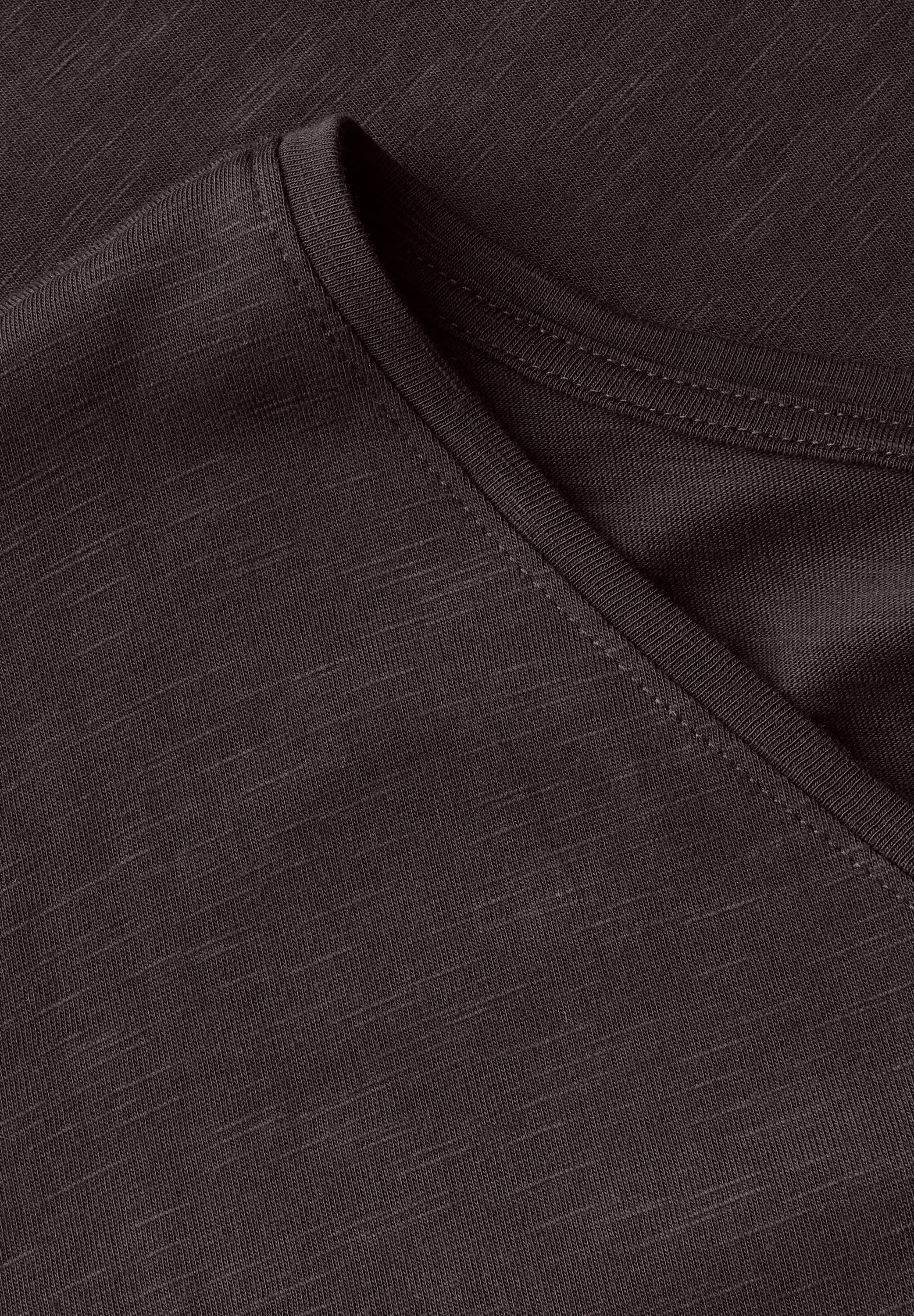 STREET ONE STUDIO V-Shirt, im soften Baumwoll-Mix