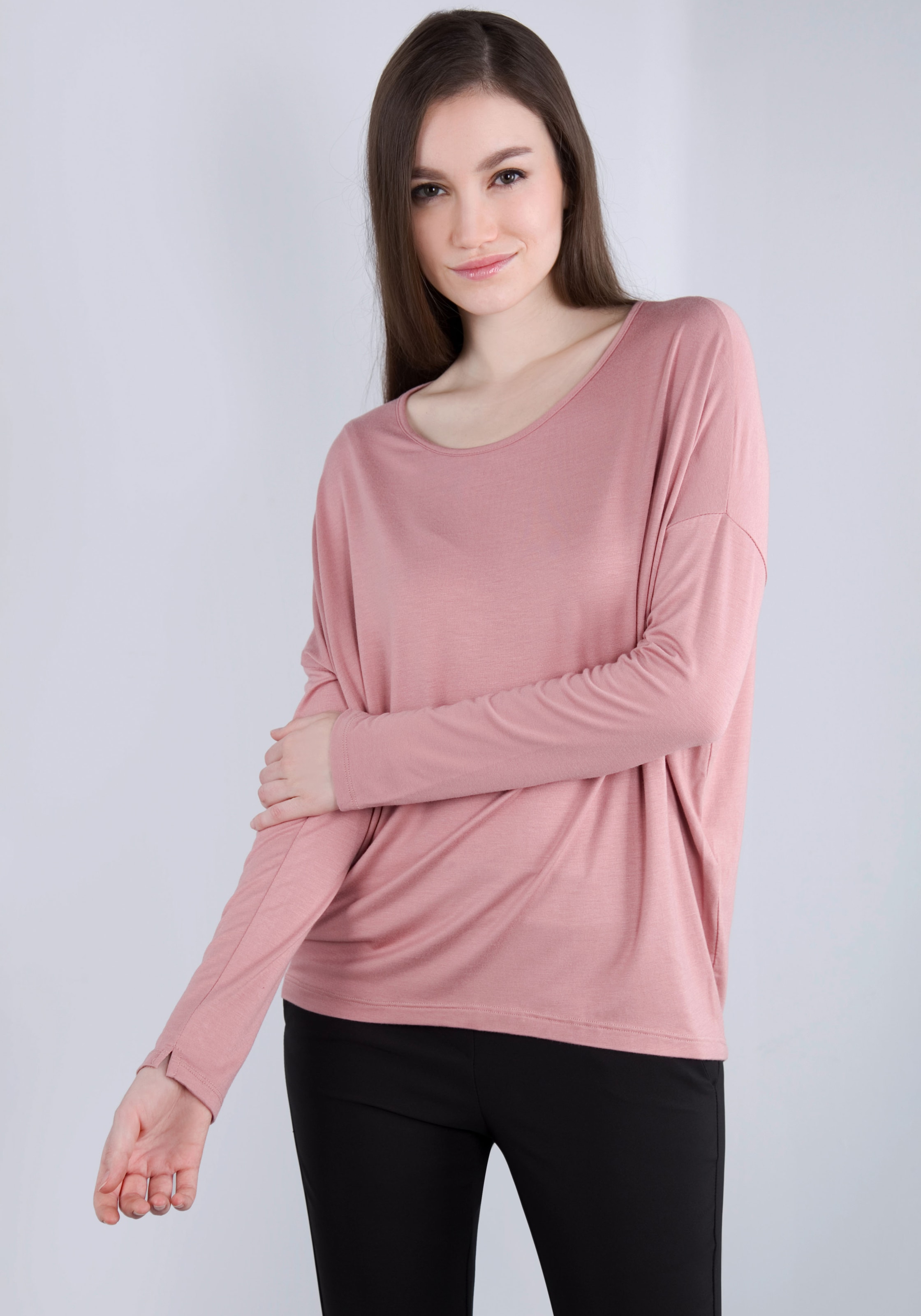 IMPERIAL Langarmshirt, in lässiger "O - Shape" Form