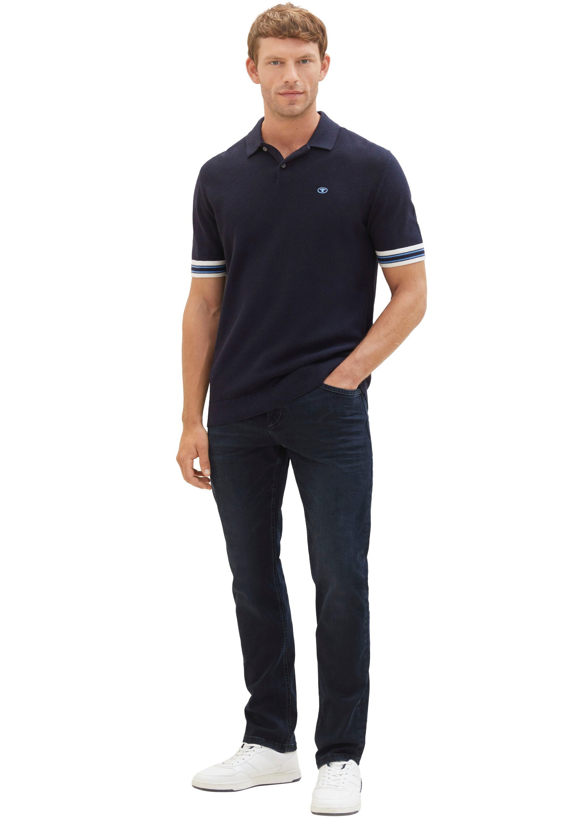 TOM TAILOR Slim-fit-Jeans, in dunkler Waschung