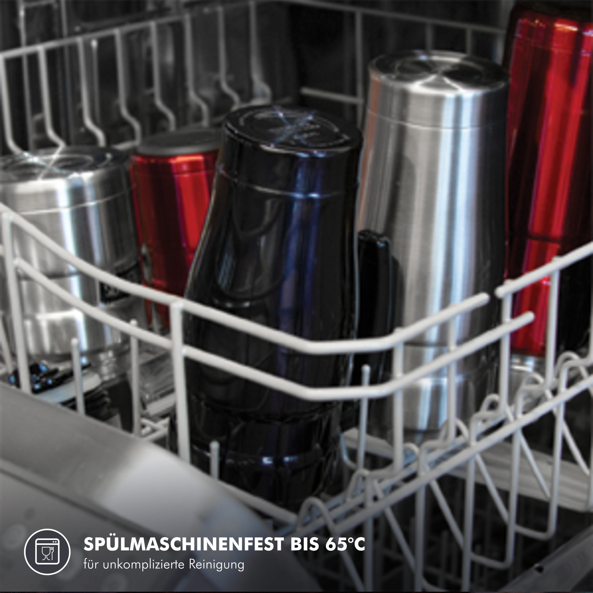 THERMOS Isolierflasche »STAINLESS KING BOTTLE, doppelwandiger Edelstahl« 0,7l, 15h heiß & 24h kalt, Safe Flow Lid mit Push Button