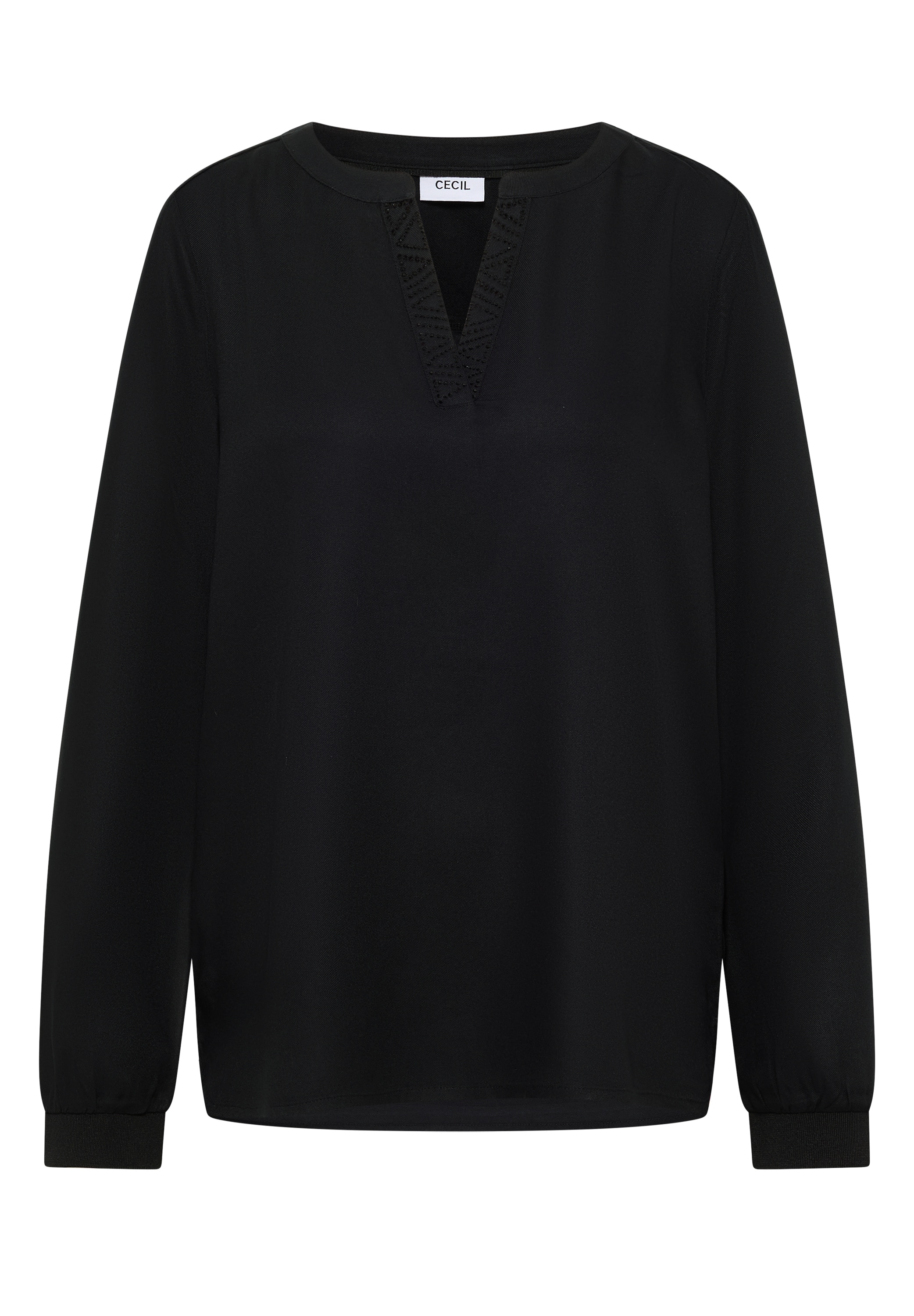 Cecil Langarmbluse mit Glitzer-Details