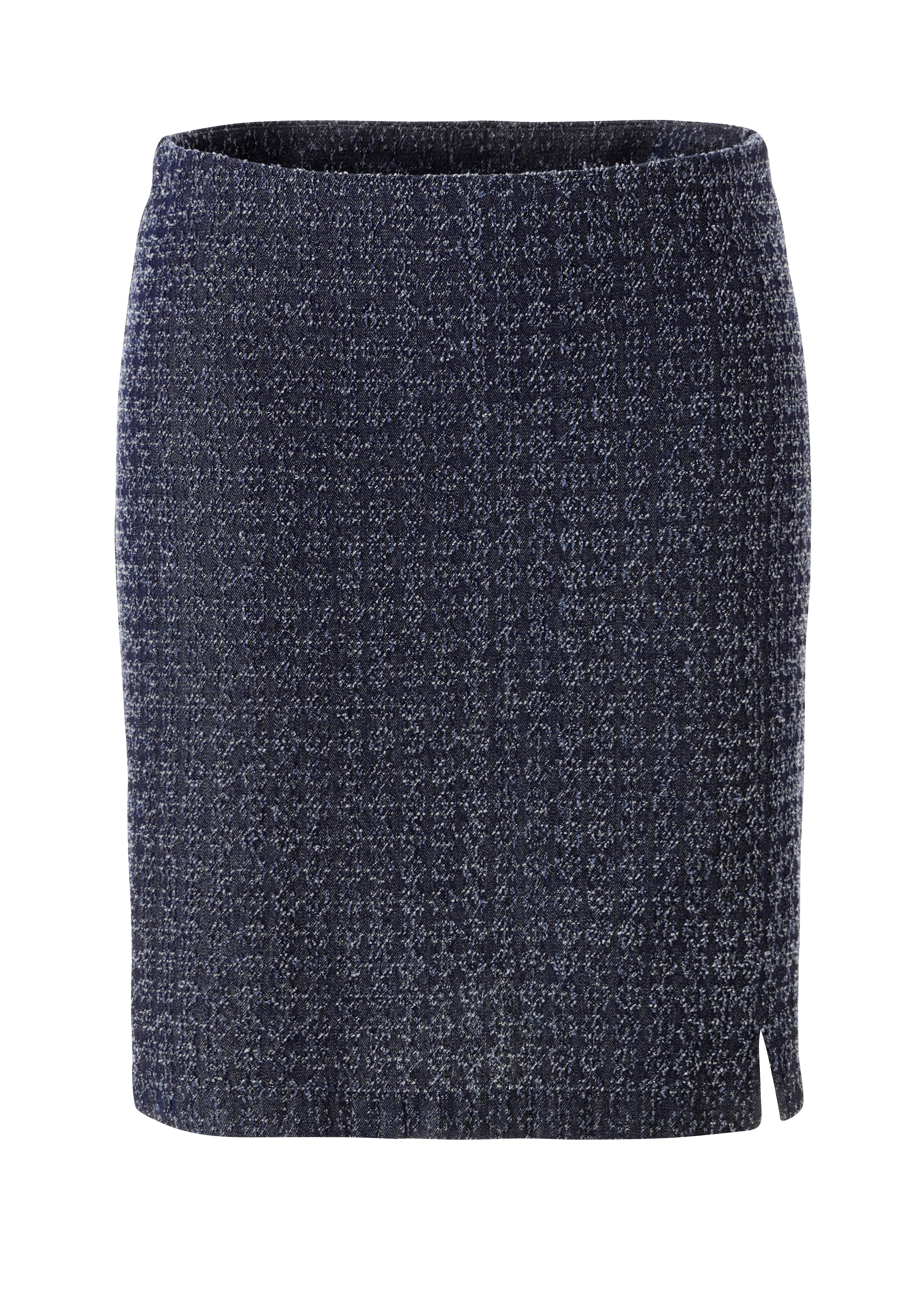 Aniston CASUAL Minirock aus strukturiertem Denim-Jacquard - NEUE KOLLEKTION