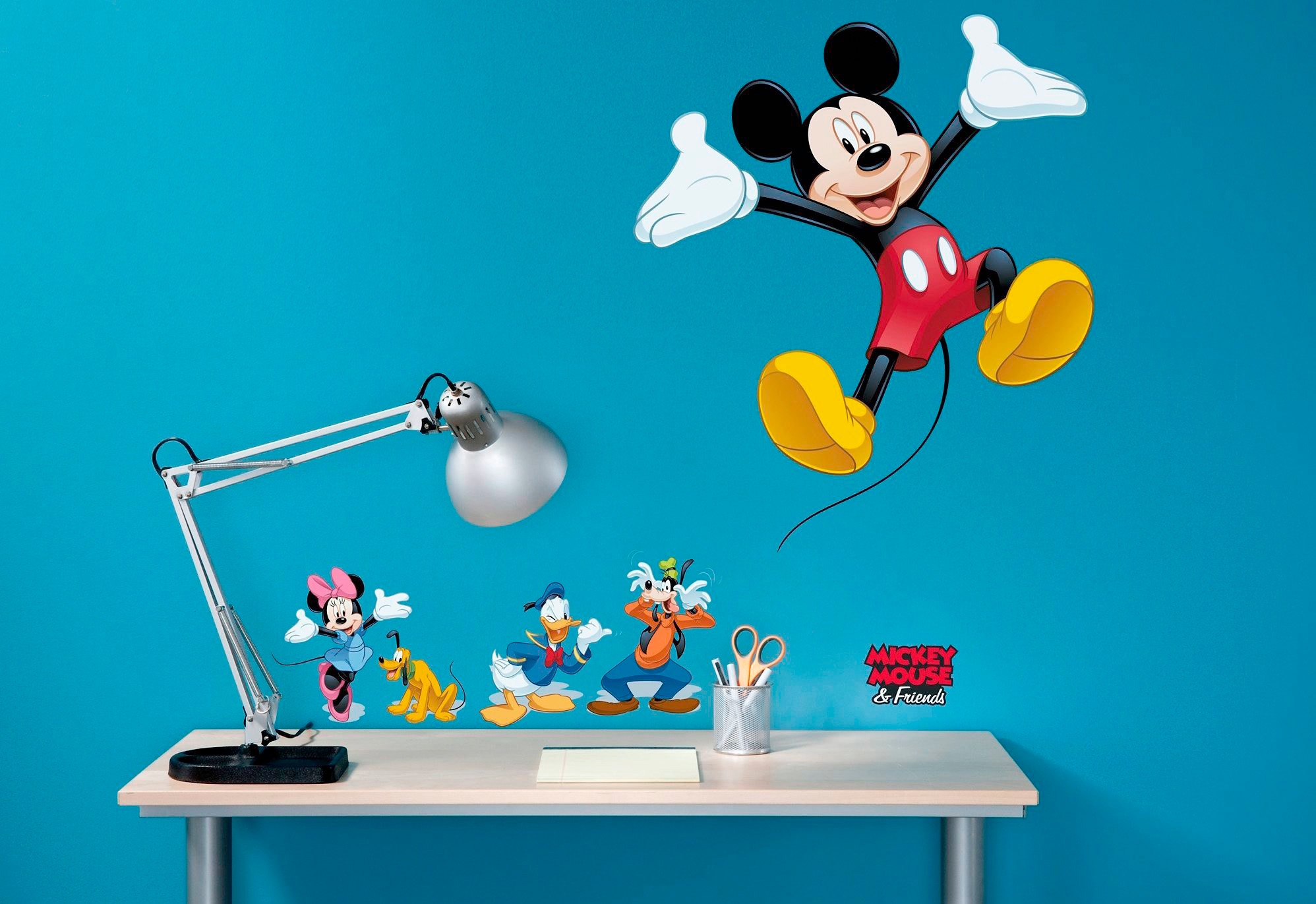 Komar Wandtattoo »Mickey and selbstklebendes Friends«, (5 50x70 x Wandtattoo St.), | BAUR (Breite cm Höhe)