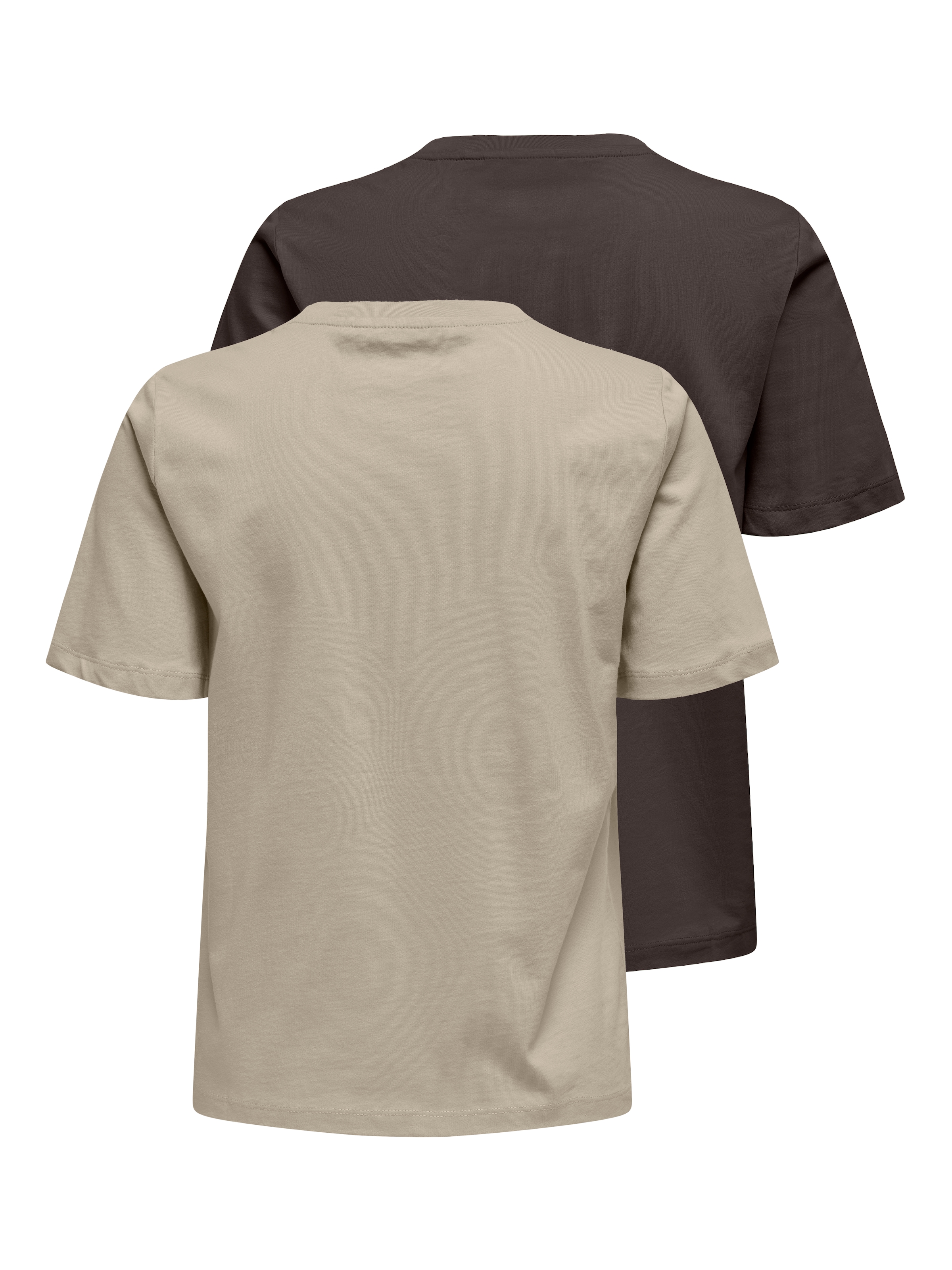 ONLY Kurzarmshirt »ONLONLY S/S TEE NOOS 2 PACK«, (Packung, 2 tlg.)