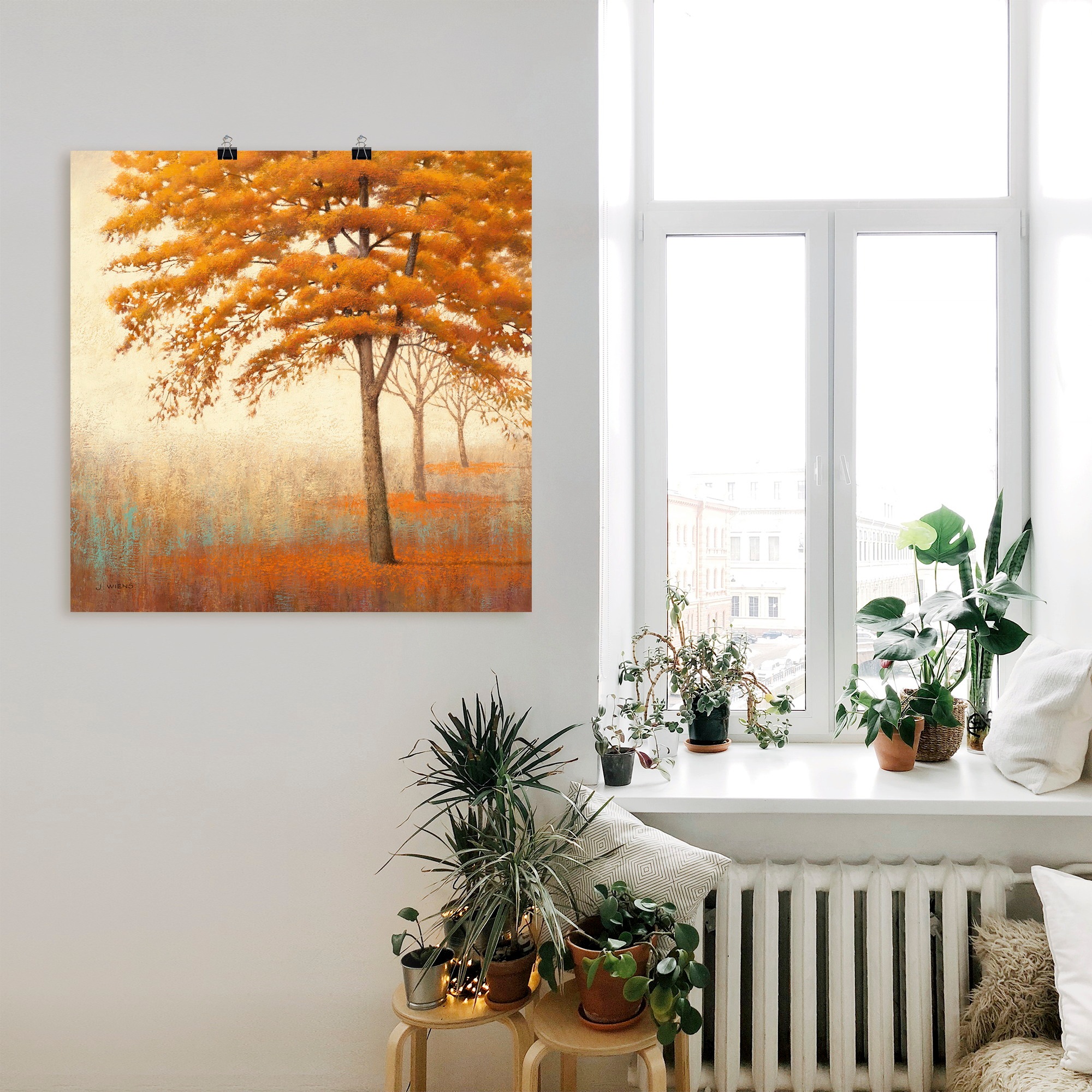 Artland Wandbild "Herbst Baum I", Bäume, (1 St.), als Leinwandbild, Poster günstig online kaufen