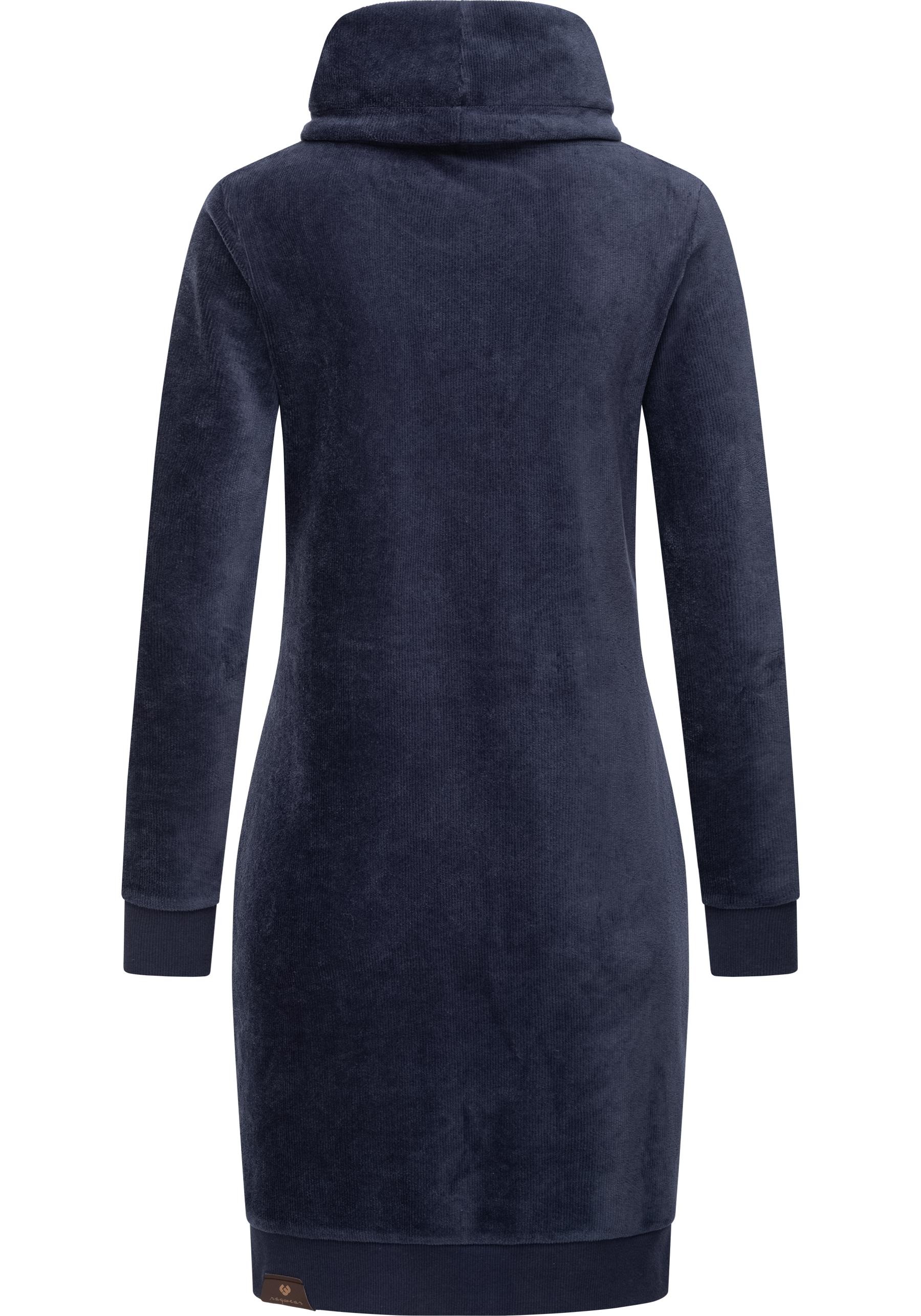 Thumbnail - Ragwear Sweatkleid "Chloe Velvet" Ohne Taschen stylisches Langarmkleid in Samtoptik