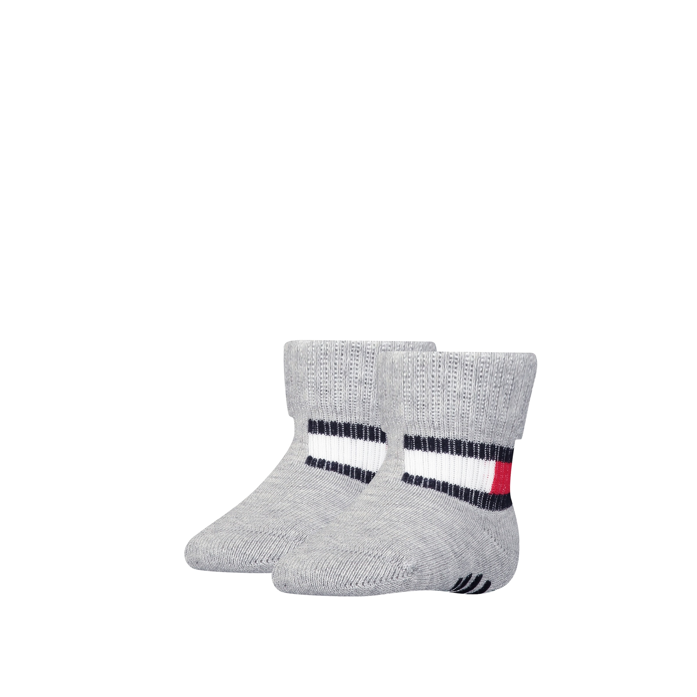 Tommy Hilfiger "TH BABY SOCK FLAG SOCK" 2 Paar, mit Antirutsch-Noppen an der Fußsohle