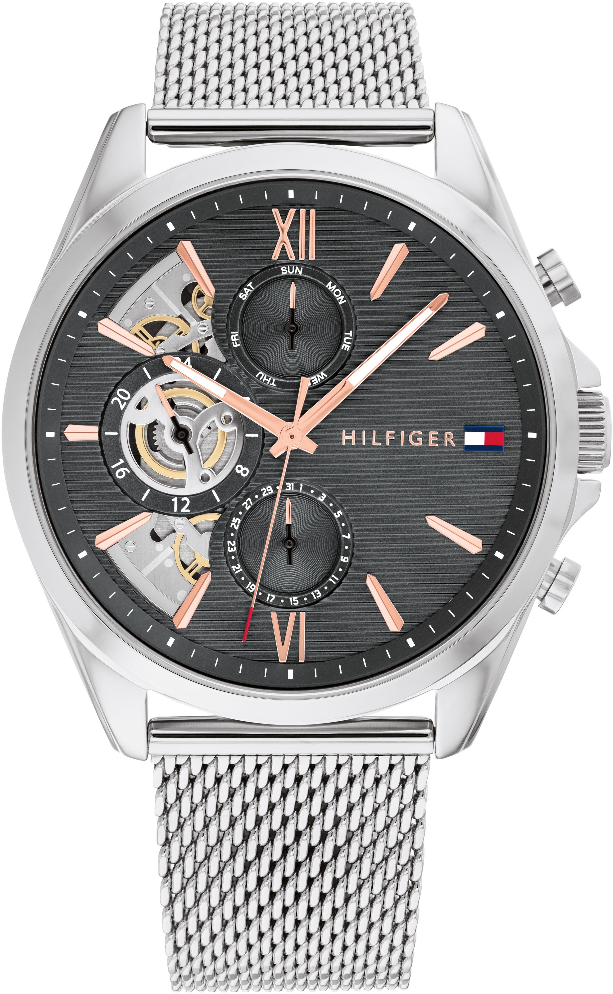 TOMMY HILFIGER Multifunktionsuhr »BAKER« Quarzuhr Arm...