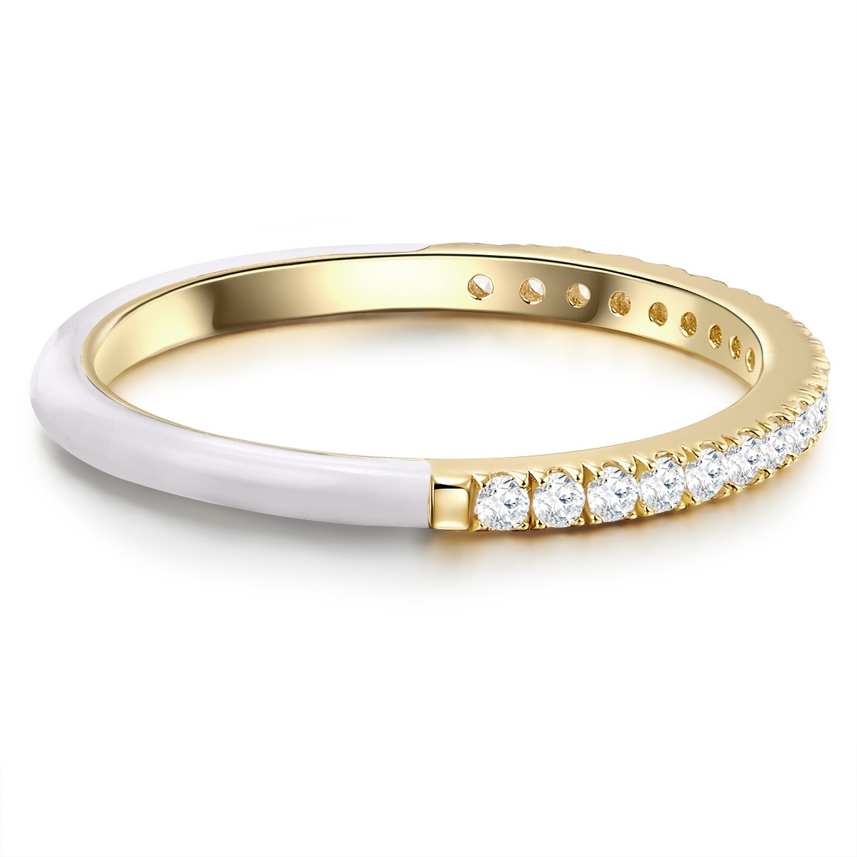 Glanzstücke München GSM506 Women's Ring Yellow Gold Size 54
