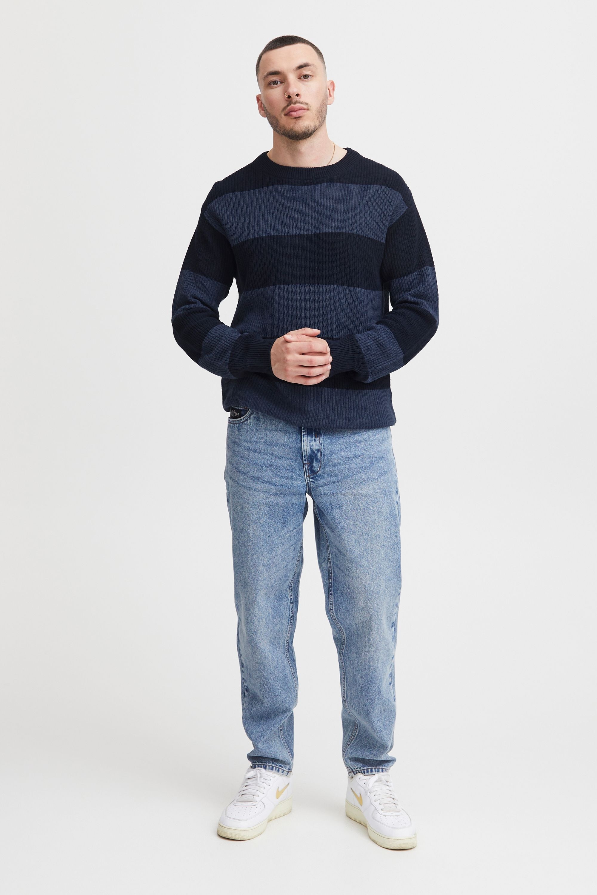 !Solid Strickfleece-Pullover »Strickpullover SDSergio«