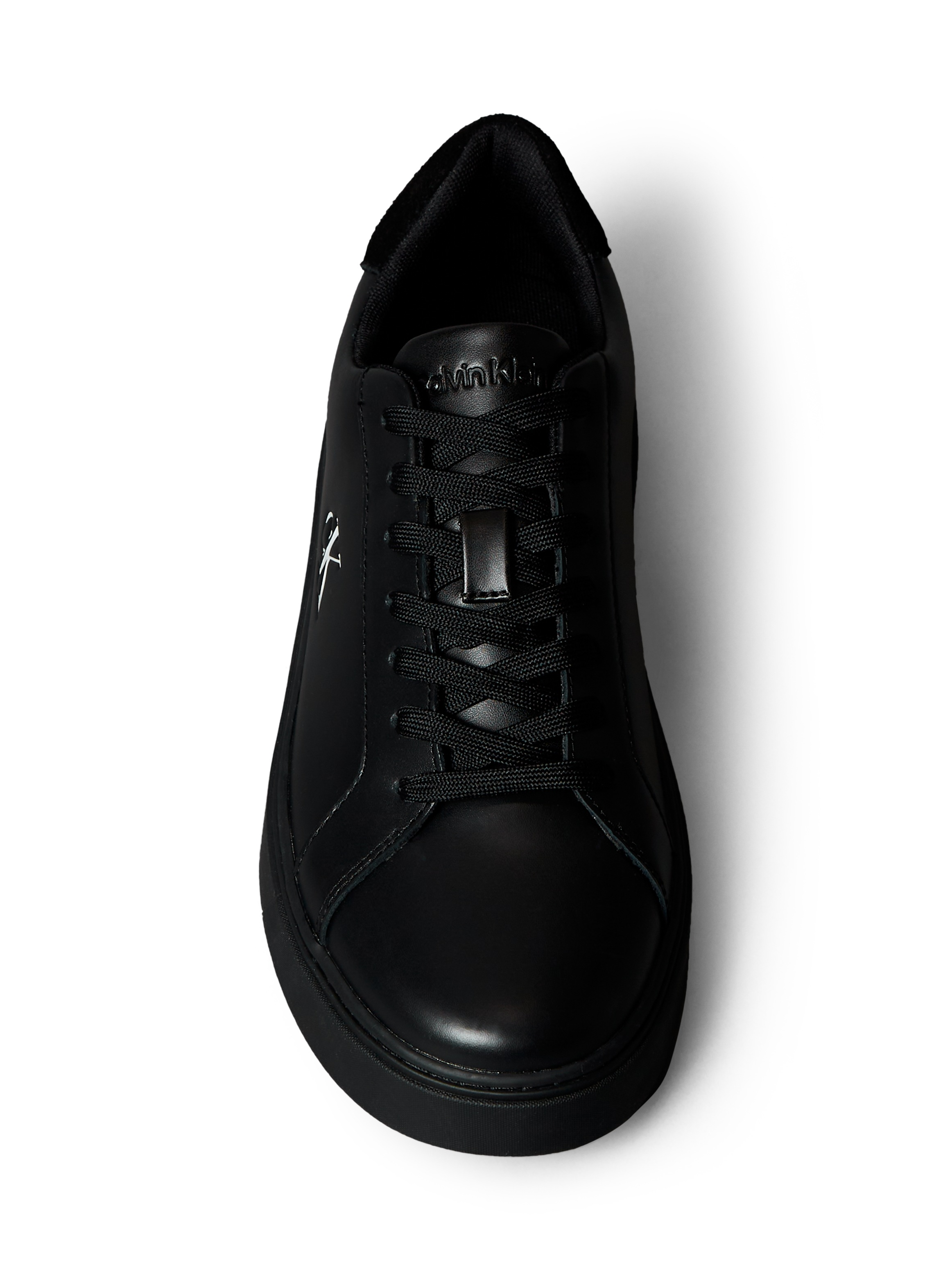 Calvin Klein Jeans Sneaker »CLASSIC CUPSOLE LACEUP LTH«, Schnürschuh, Halbschuh, Freizeitschuh mit seitlichem CK-Logo