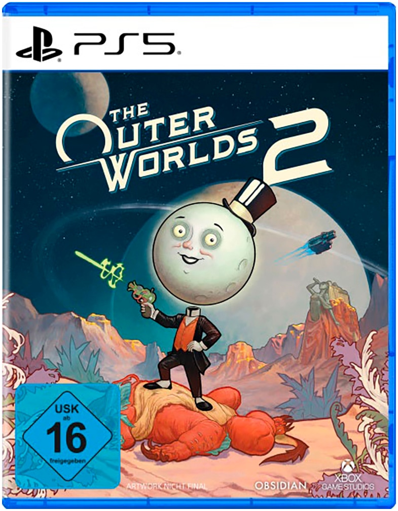 XBOX Spielesoftware "PS5 The Outer Worlds 2", PlayStation 5, transparent, Spielesoftware