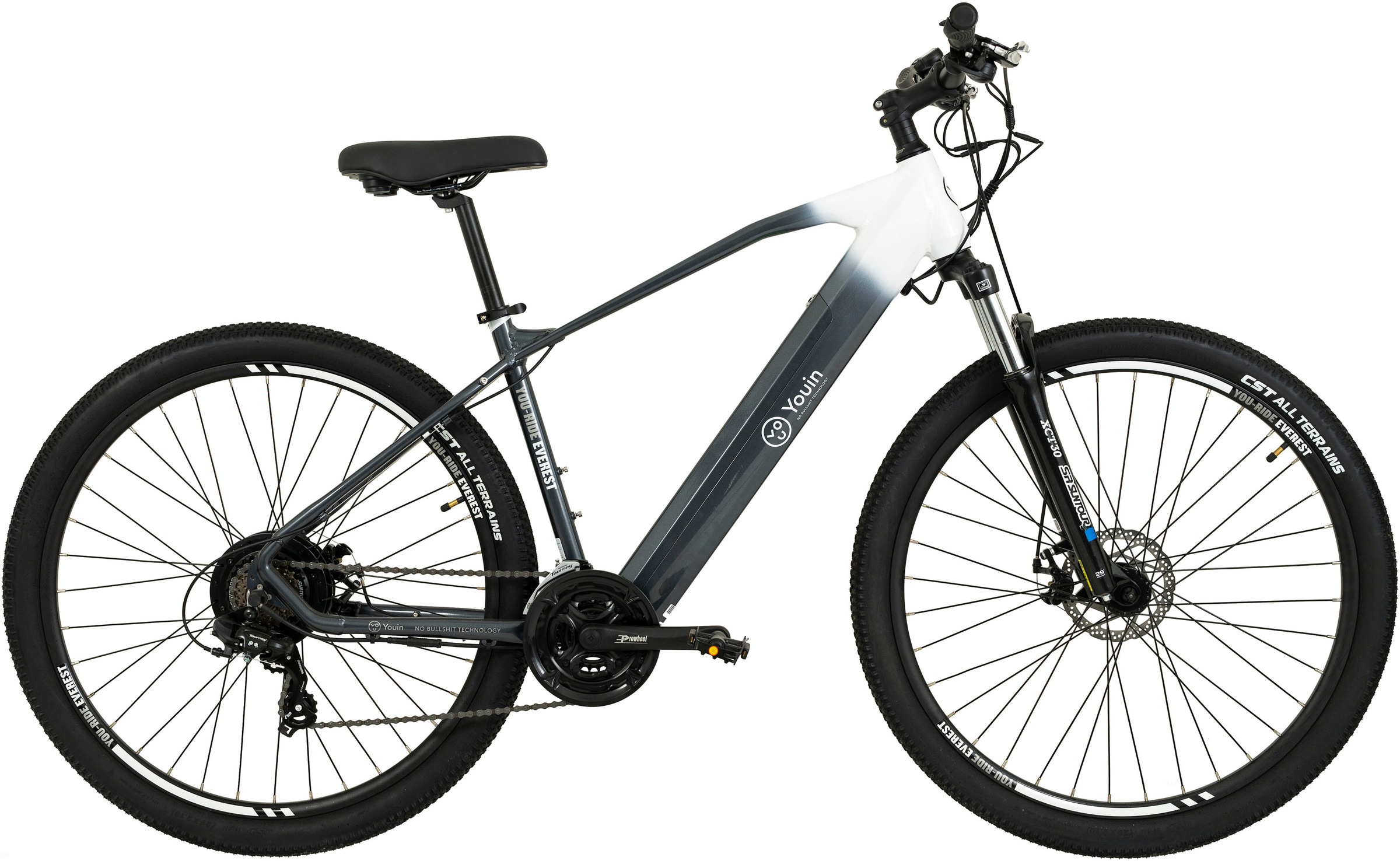 TOTEM E-Bike "EV-S", 21 Gang, Shimano, Tourney, Heckmotor 250 W, Pedelec, Elektrofahrrad für Damen u. Herren, MTB