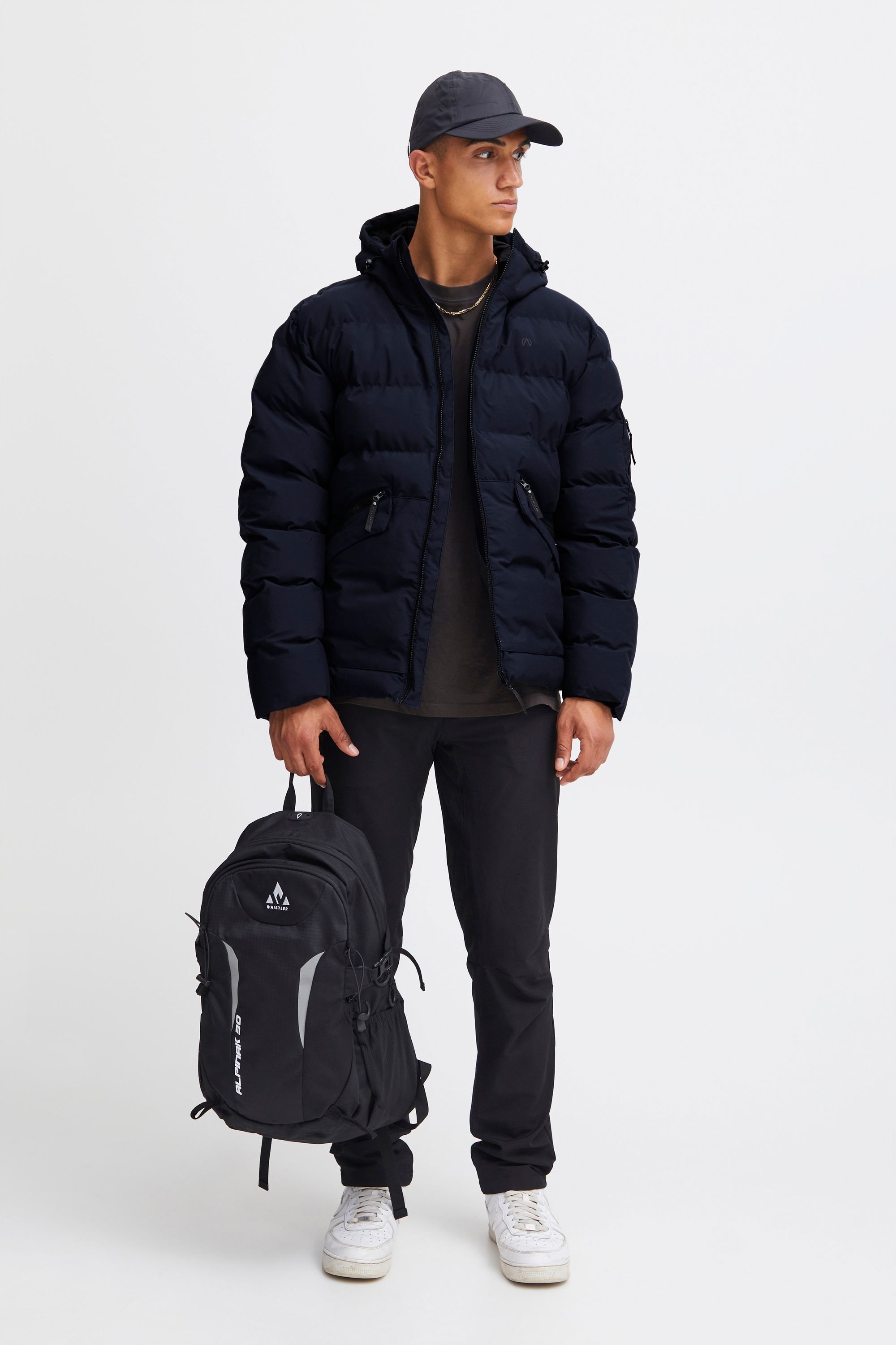 North Bend Steppjacke »Steppjacke NBPeter«, mit Kapuze