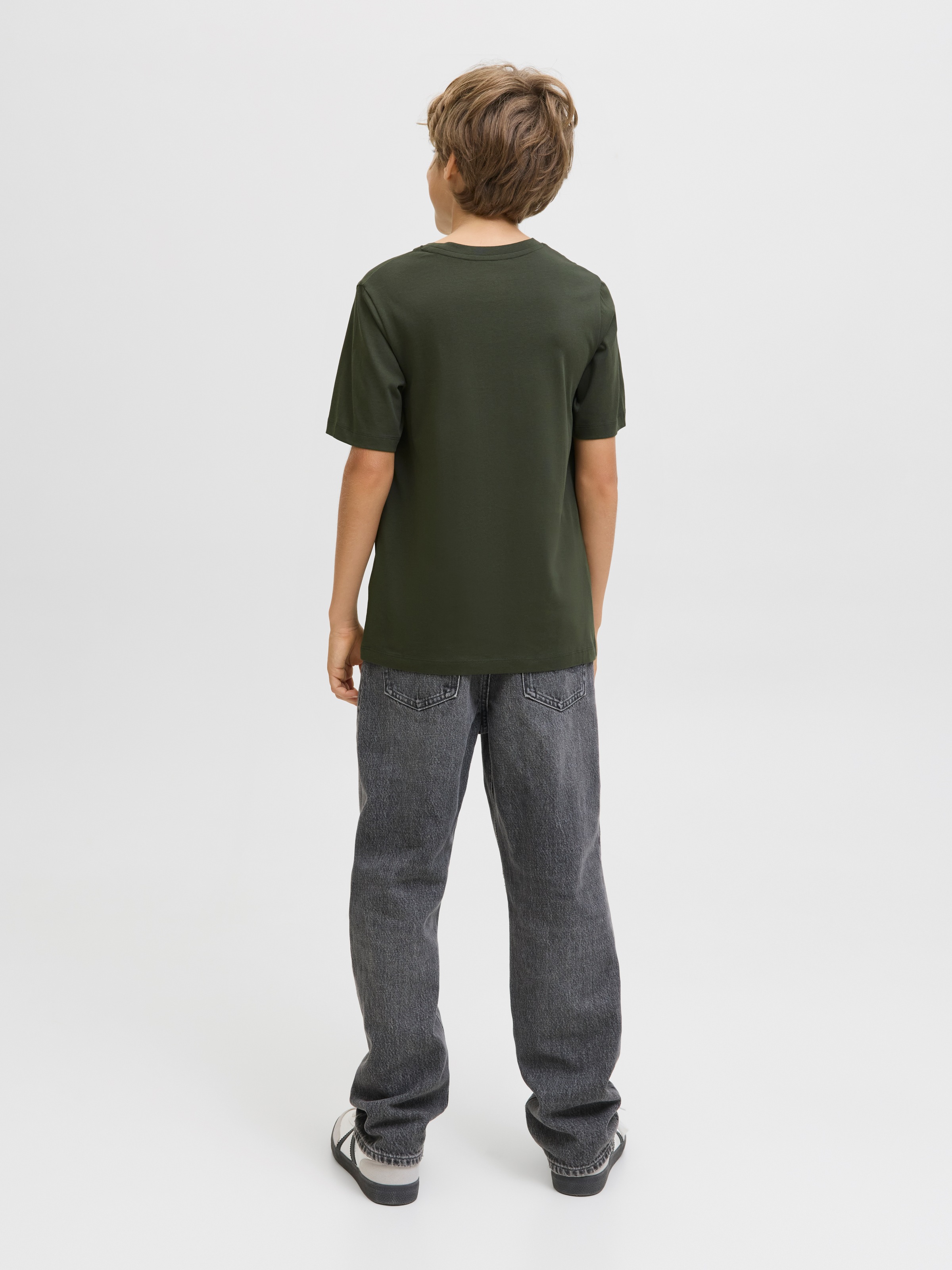 Jack & Jones Junior Rundhalsshirt »JJECORP stylisch, atmungsaktiv, pflegeleicht«, bedruckt, casual, regular fit, Jersey, Rundhals