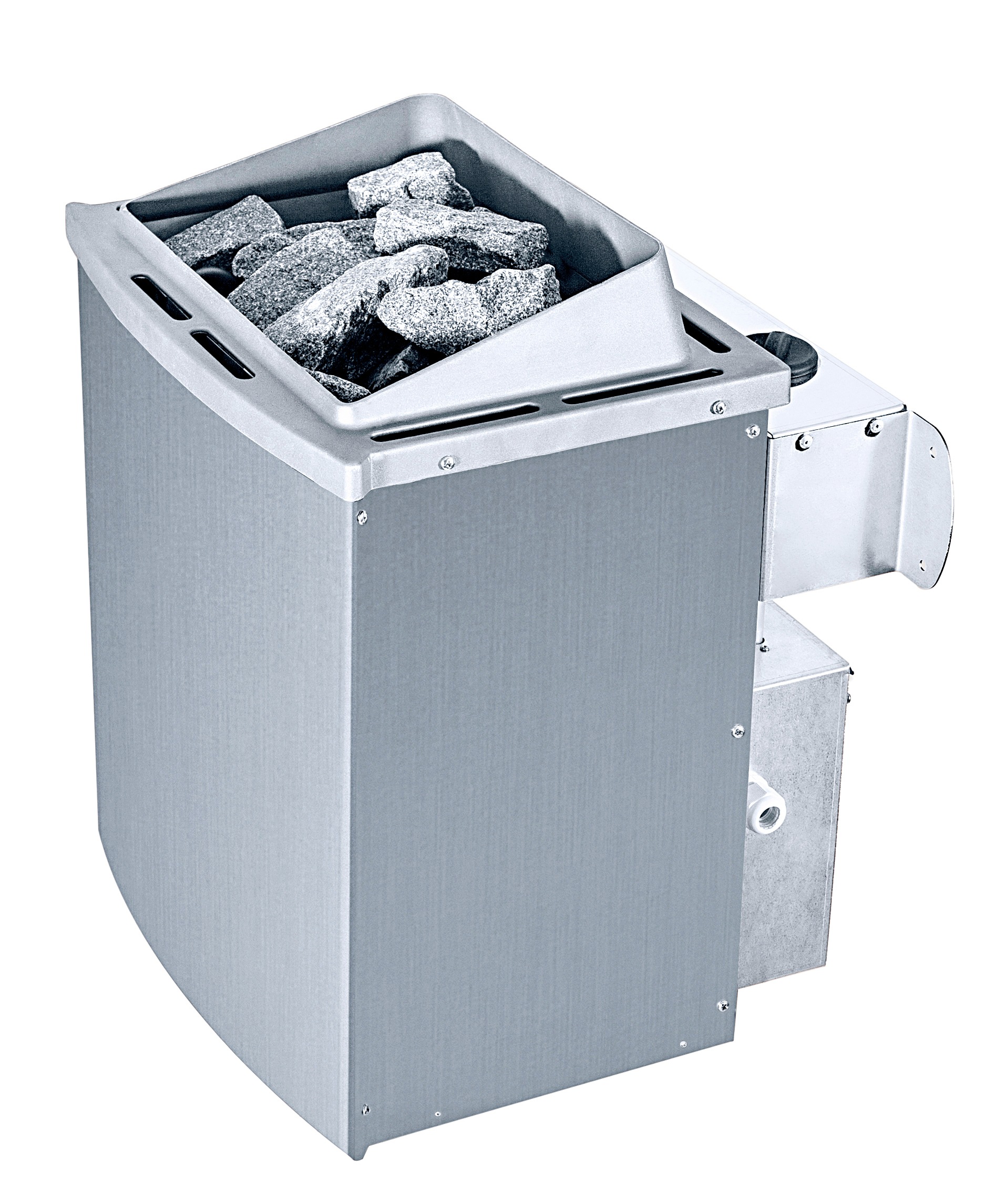 Karibu Saunaofen mit integrierter Steuerung 9 kW edelstahl