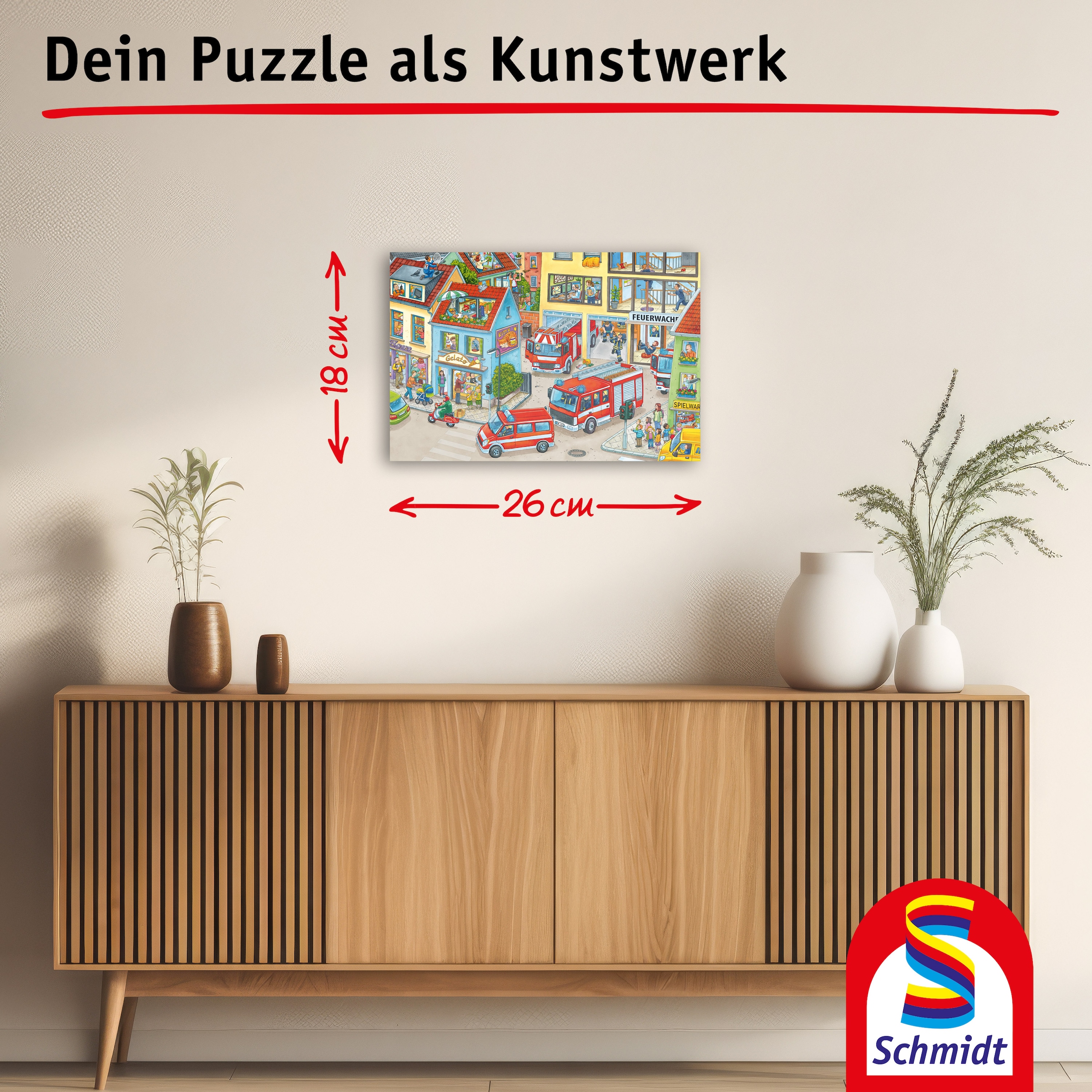 Schmidt Spiele Puzzle »Feuerwehr« Made in Europe