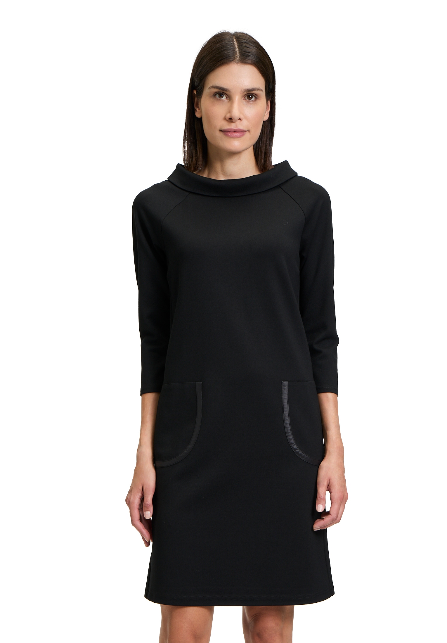 Betty Barclay Sweatkleid "Damen Sweatkleid mit Kragen" Nahttasche Form günstig online kaufen