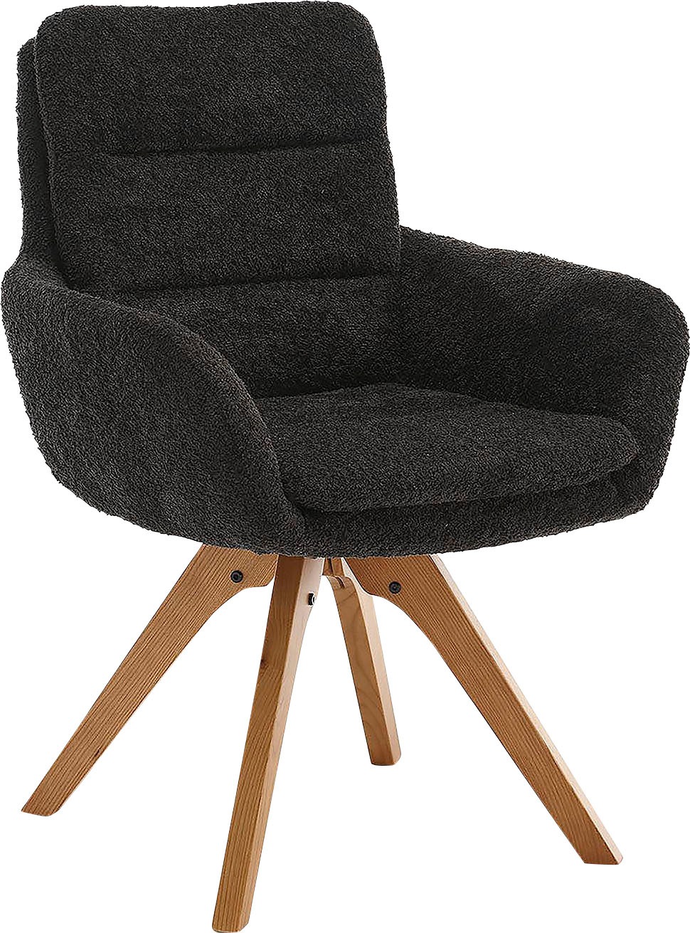 Home affaire Esszimmerstuhl "Taragona", (Set), 2 St., Boucle, mit unterschi günstig online kaufen