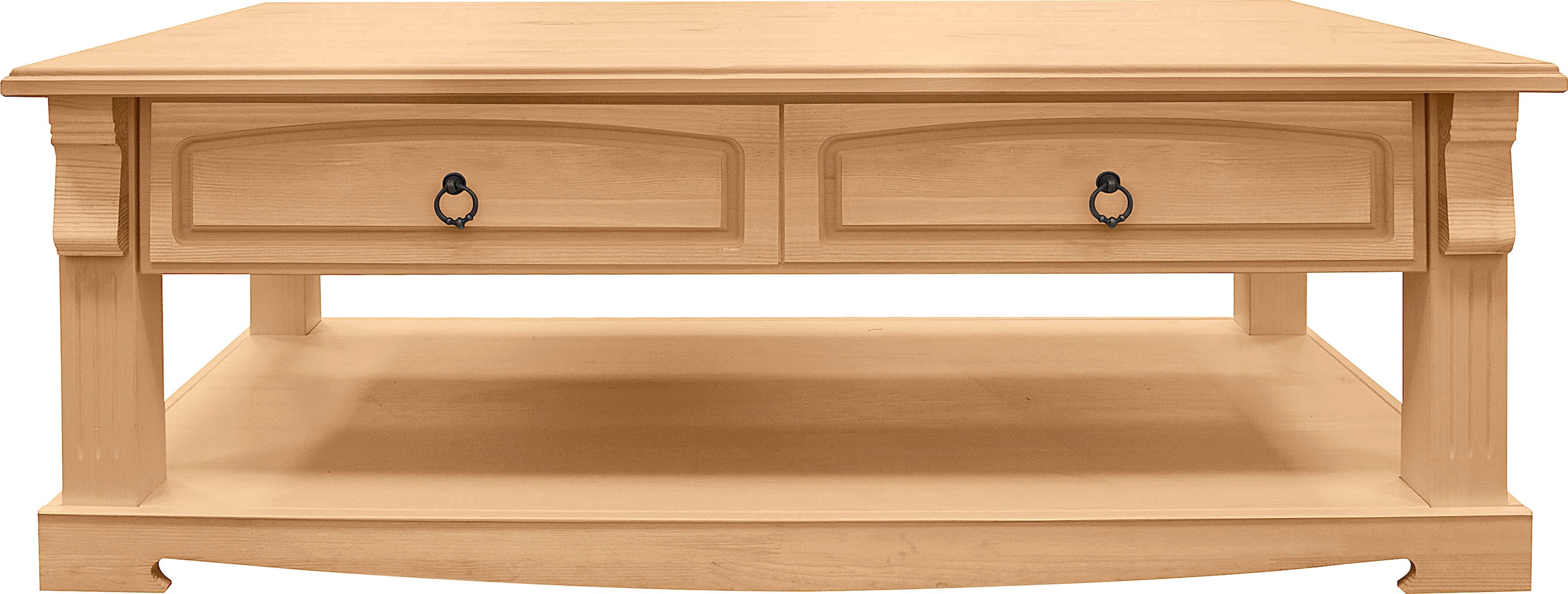 Home affaire Couchtisch "Anna", mit 2 Schubladen aus massiver Kiefer, FSC günstig online kaufen