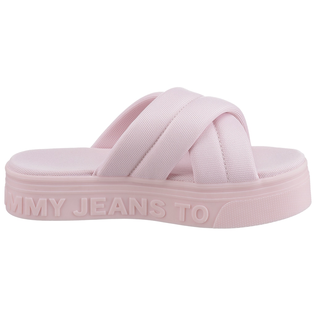 Tommy Jeans Pantolette »TOMMY JEANS FLTFRM SANDAL«