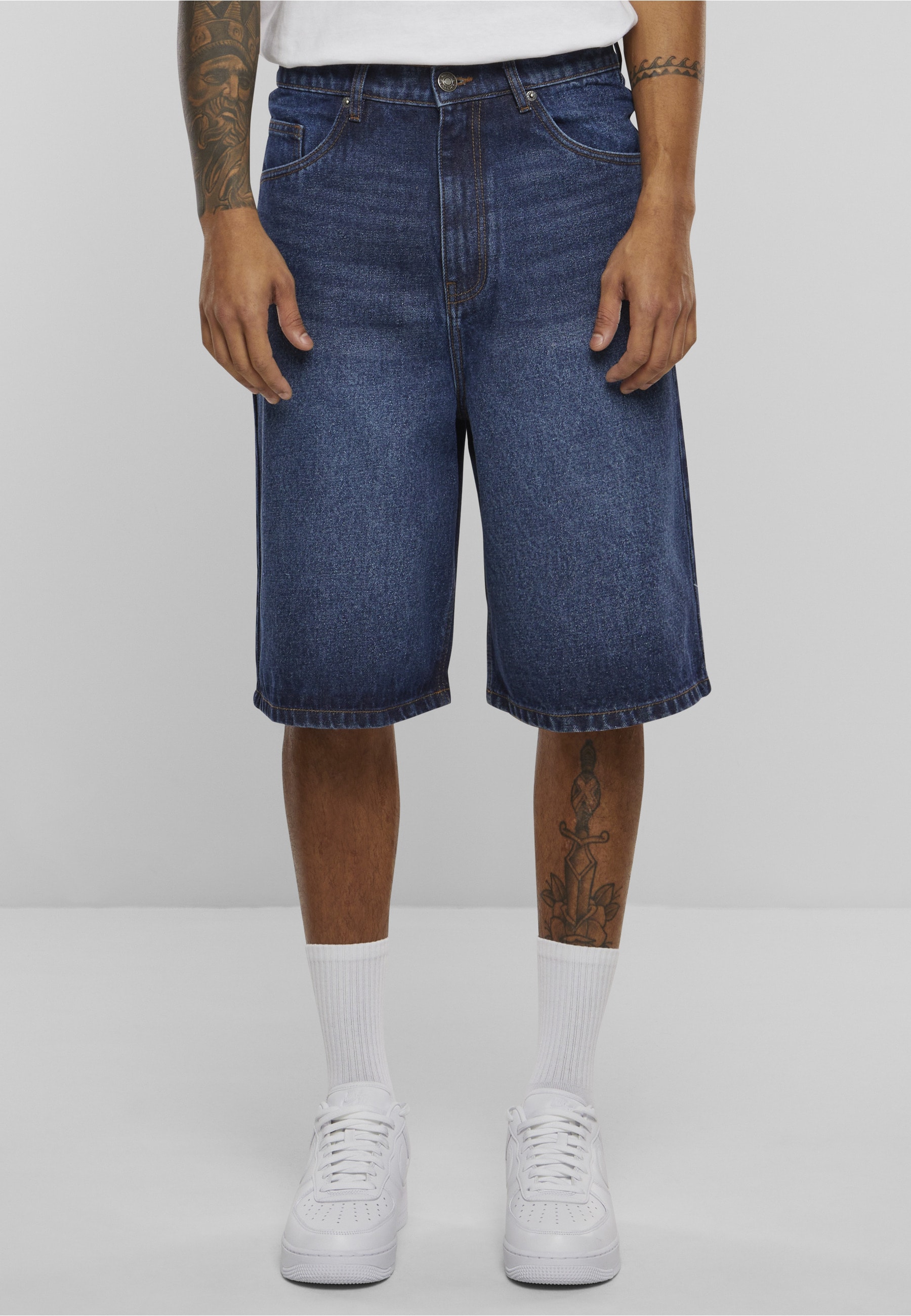 URBAN CLASSICS Shorts »Urban Classics Herren 90's Heavy Denim Shorts«