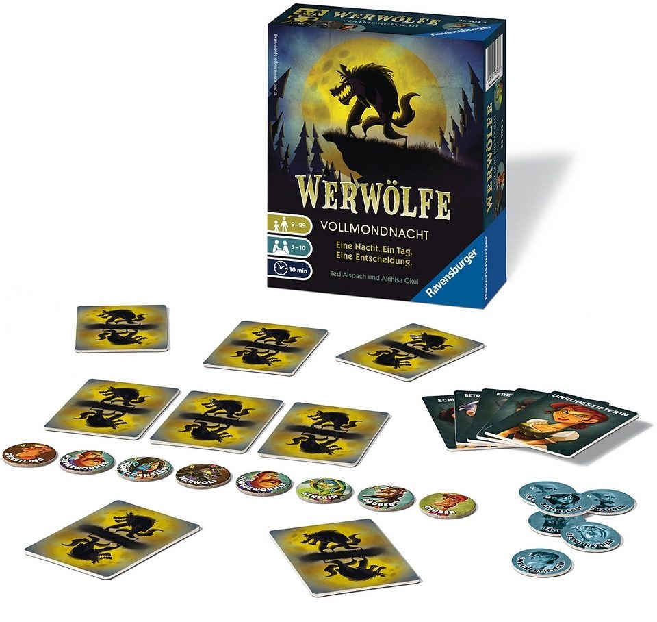 Ravensburger Spiel »Werwölfe Vollmondnacht«, Made in Europe