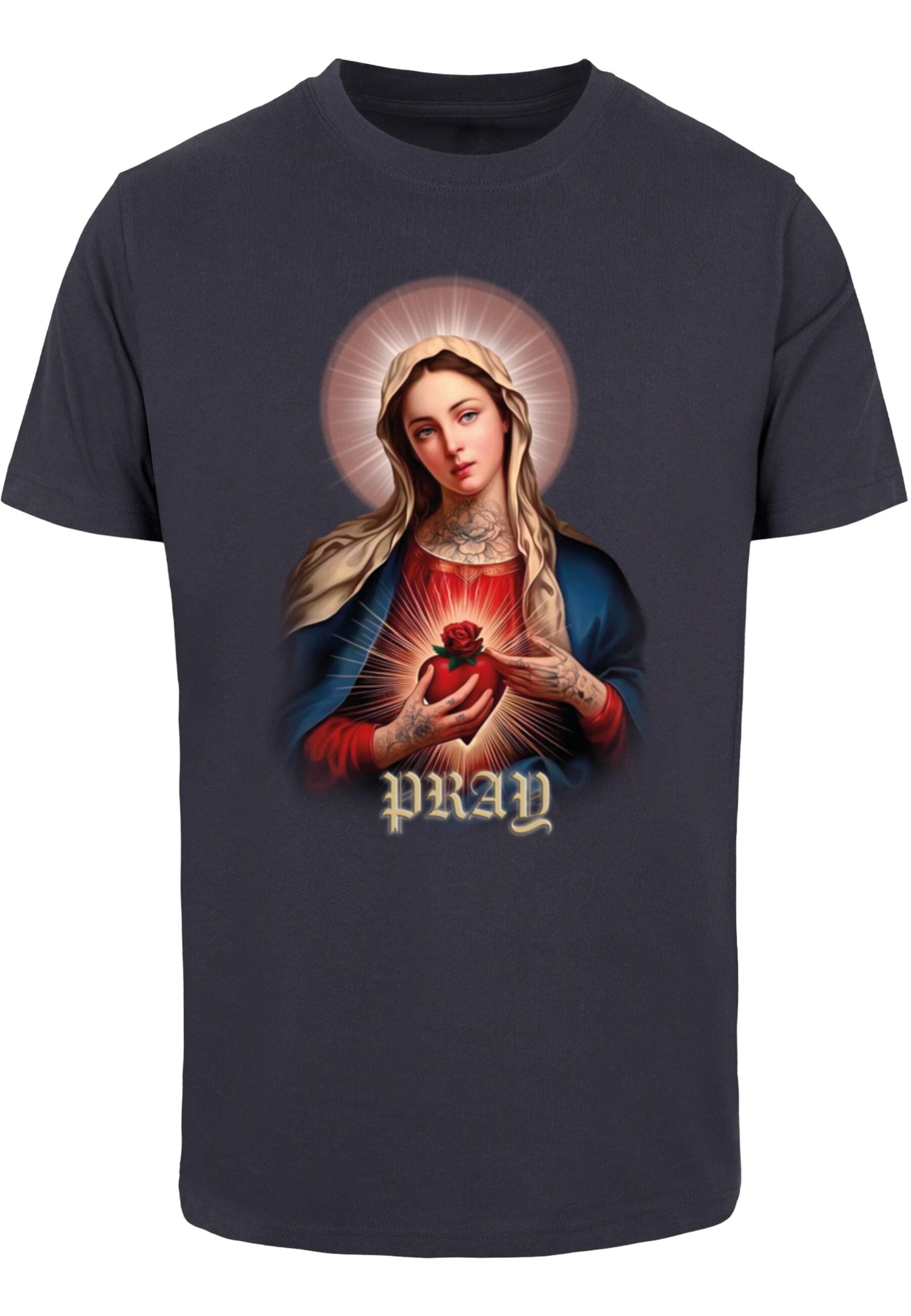 MisterTee T-Shirt »MisterTee Herren Praying Mary Tee«