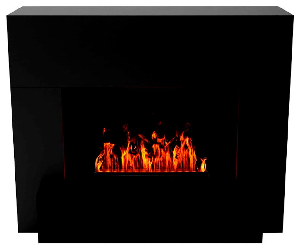GLOW FIRE Elektrokamin »»Hauptmann««, Wasserdampfkamin mit 3D Feuer mit integriertem Knistereffekt