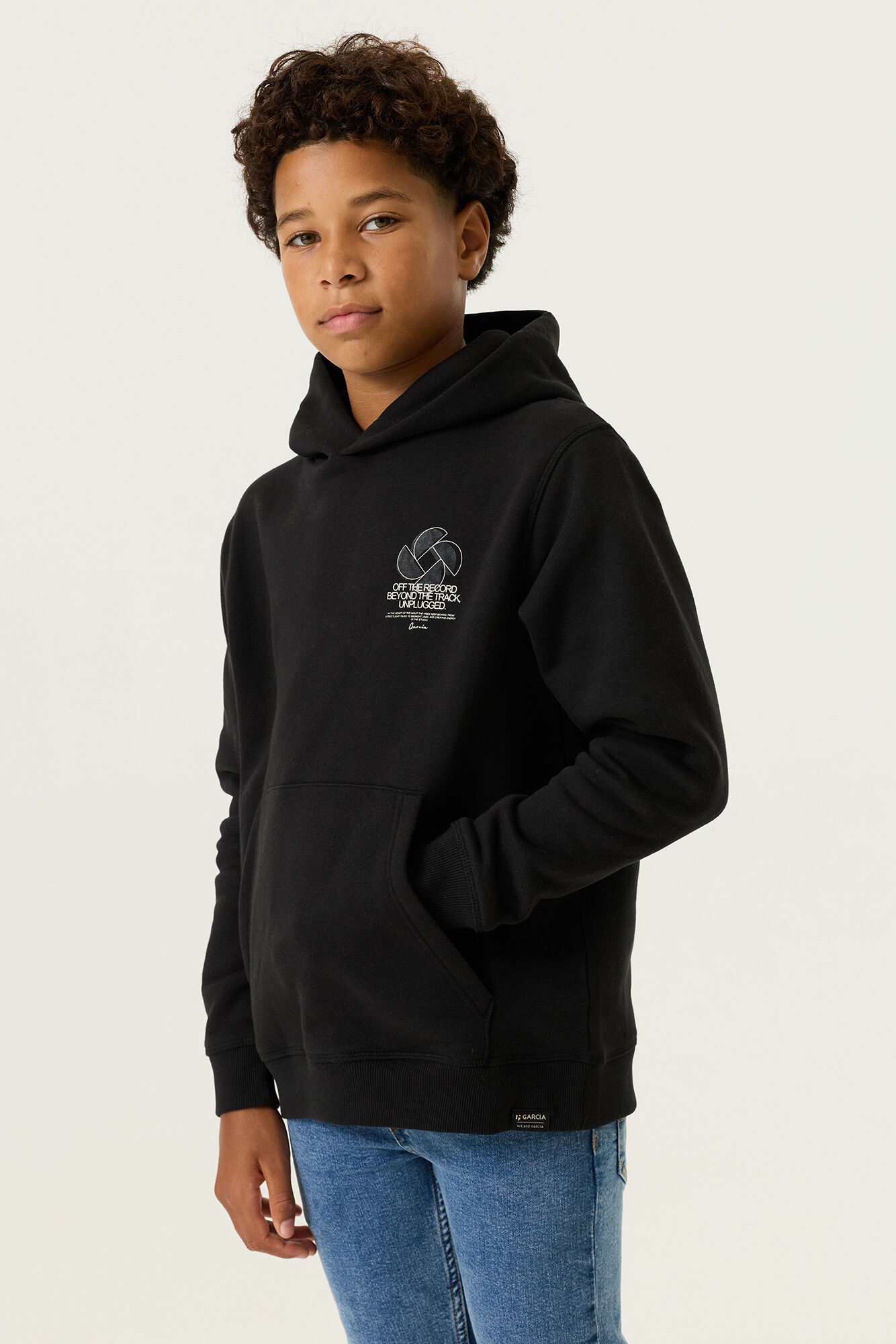 Garcia Hoodie, Rückseite plakativ bedruckt