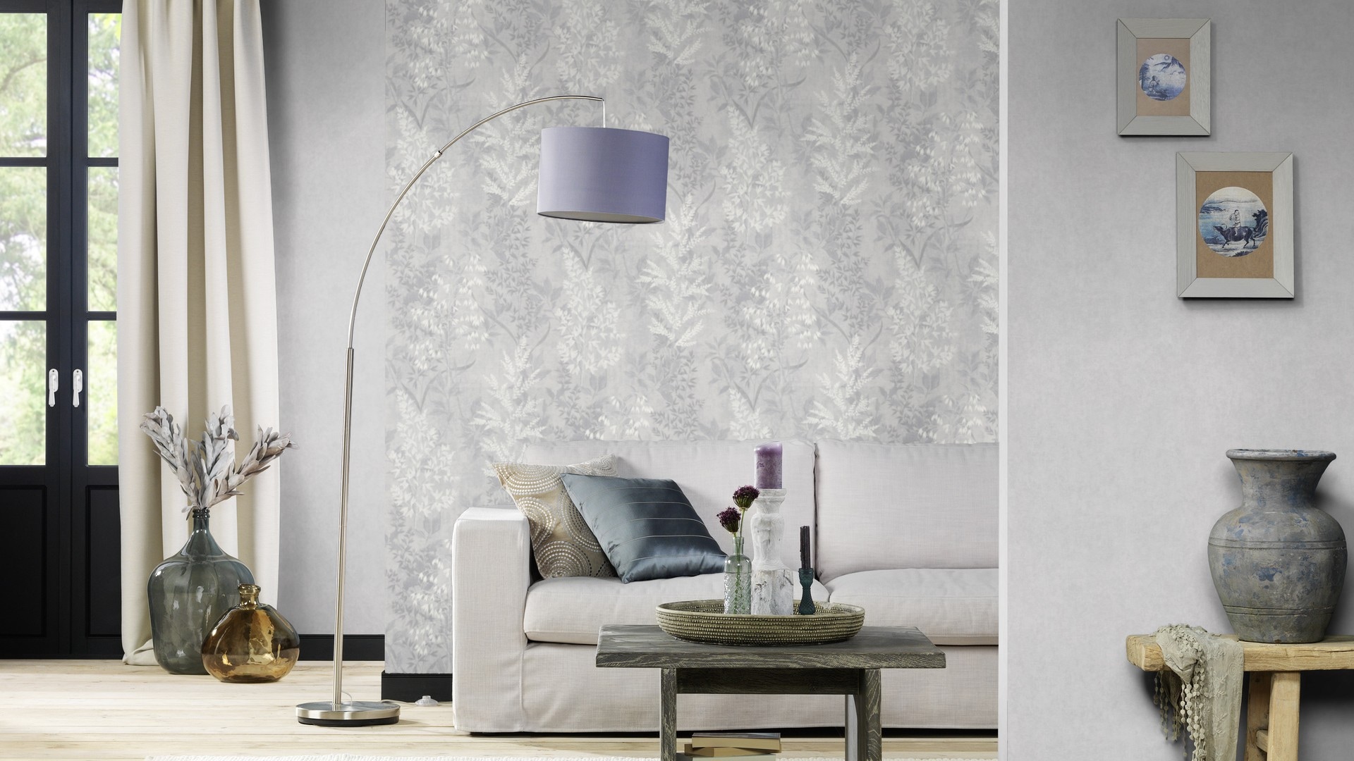 Rasch Papiertapete »mit Blattranken«, botanisch, Blätter