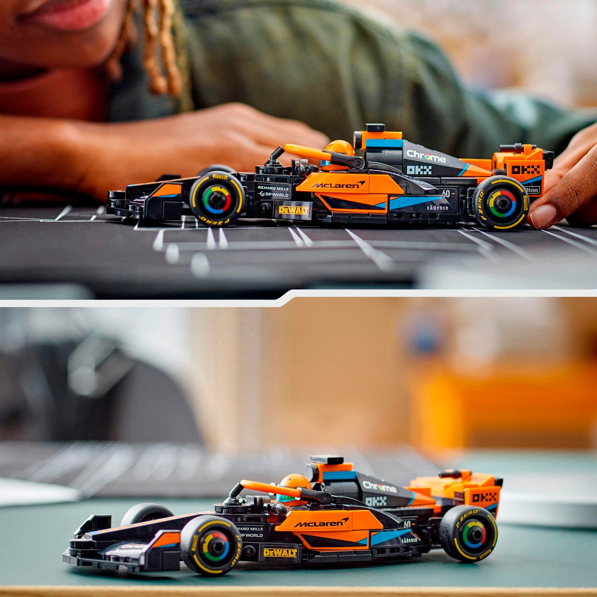 LEGO® Konstruktionsspielsteine »McLaren Formel-1 Rennwagen 2023 (76919), LEGO® Speed Champions«, (245 St.), Made in Europe