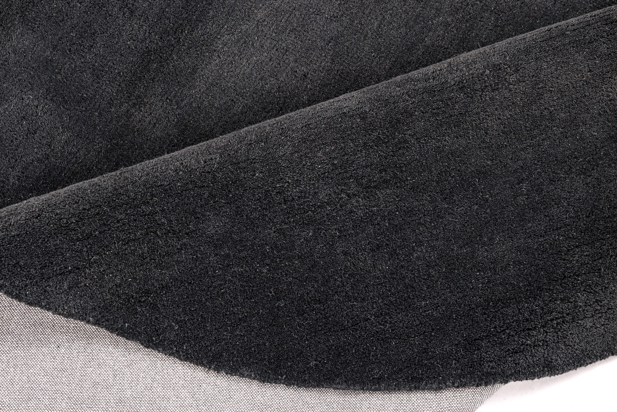 my home Wollteppich »Gabbo Natur, handgetuftet & meliert, aus reiner Wolle« rund 14 mm Höhe besonders weich und dicht